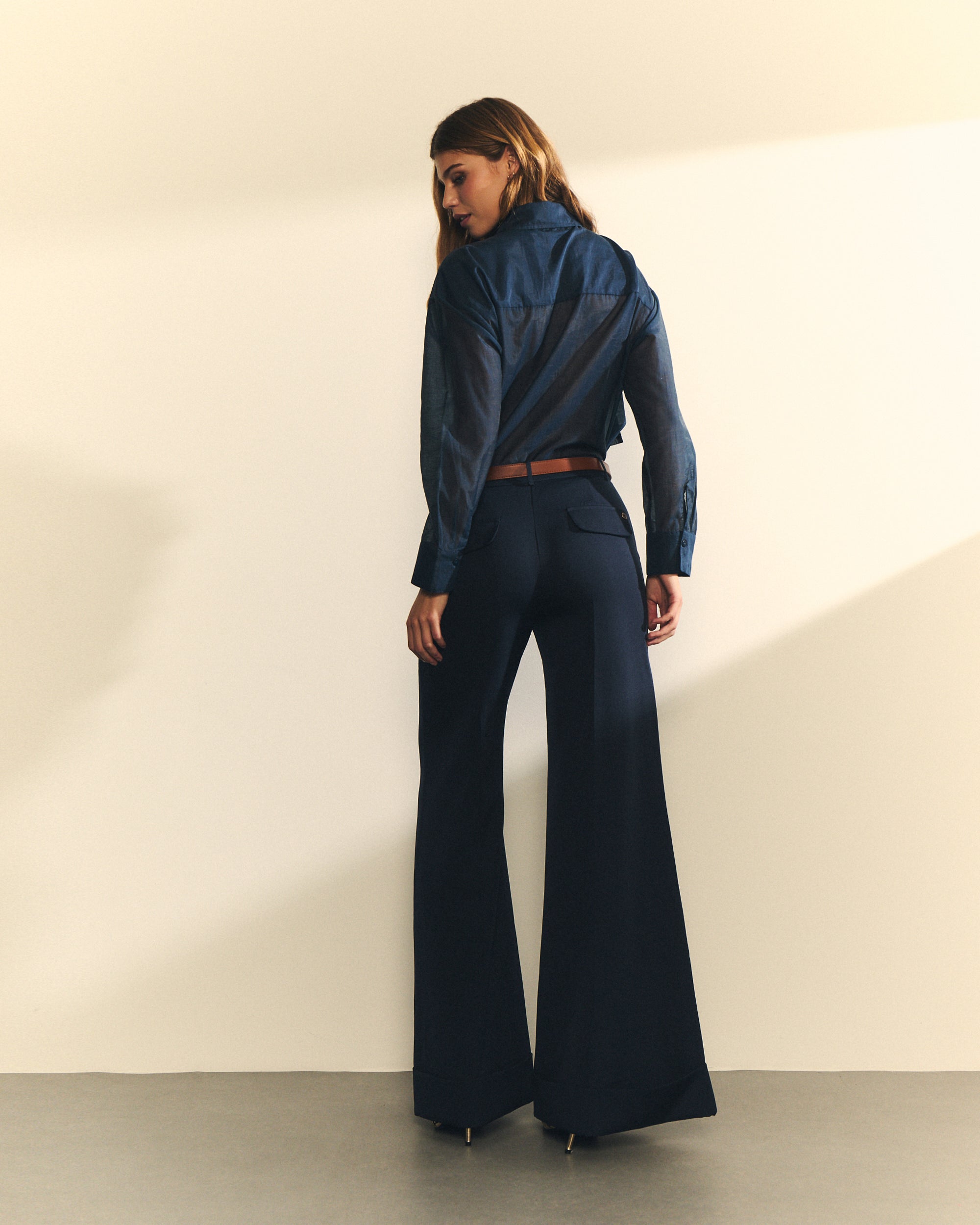Blusa marino mujer Hannibal Laguna Collection SS26