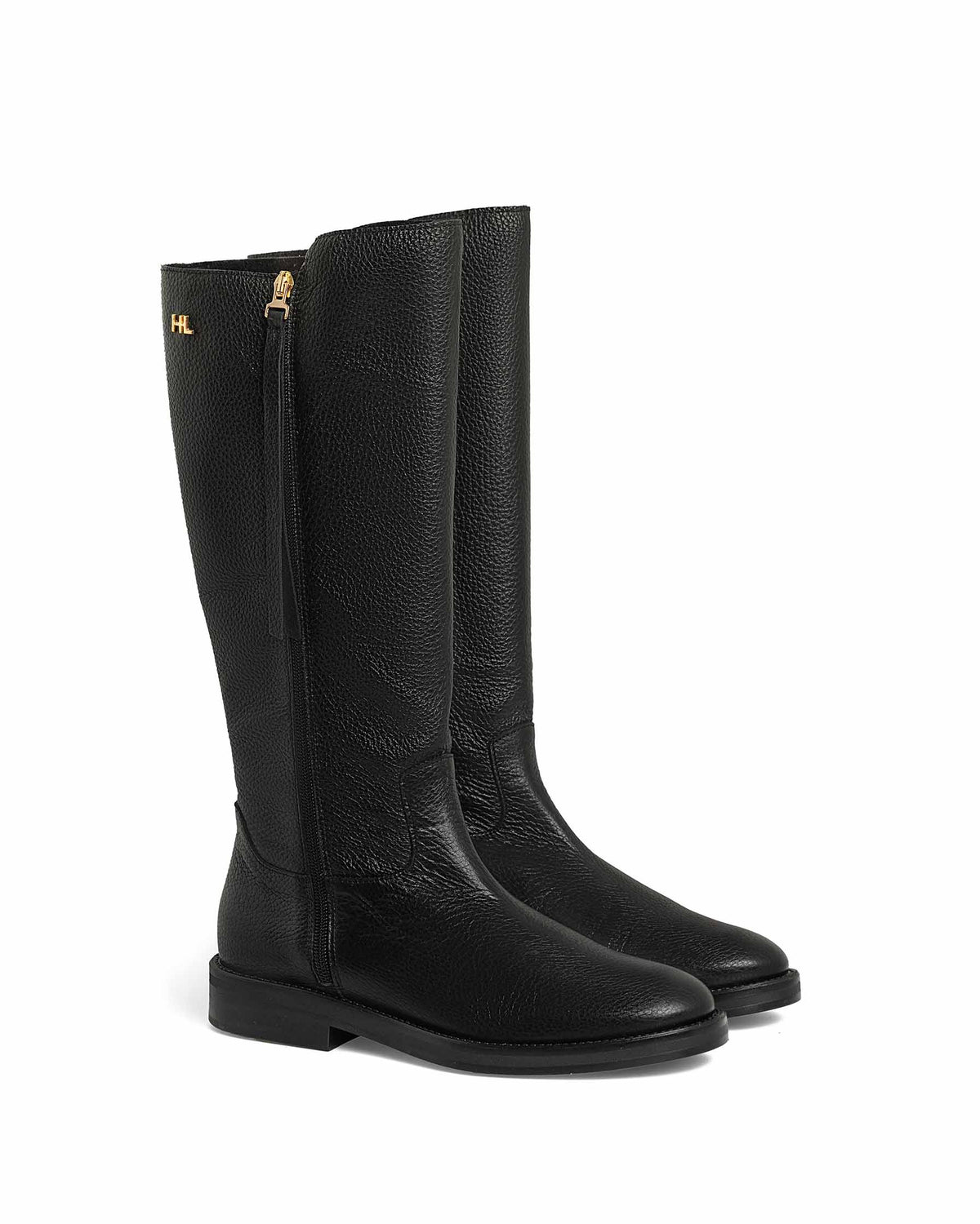 Bota alta de mujer 100% piel negro - Hannibal Laguna