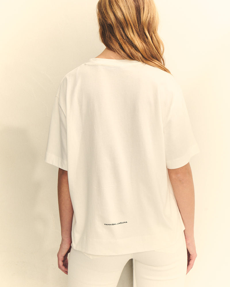 CAMISETA BORDADO FLORES