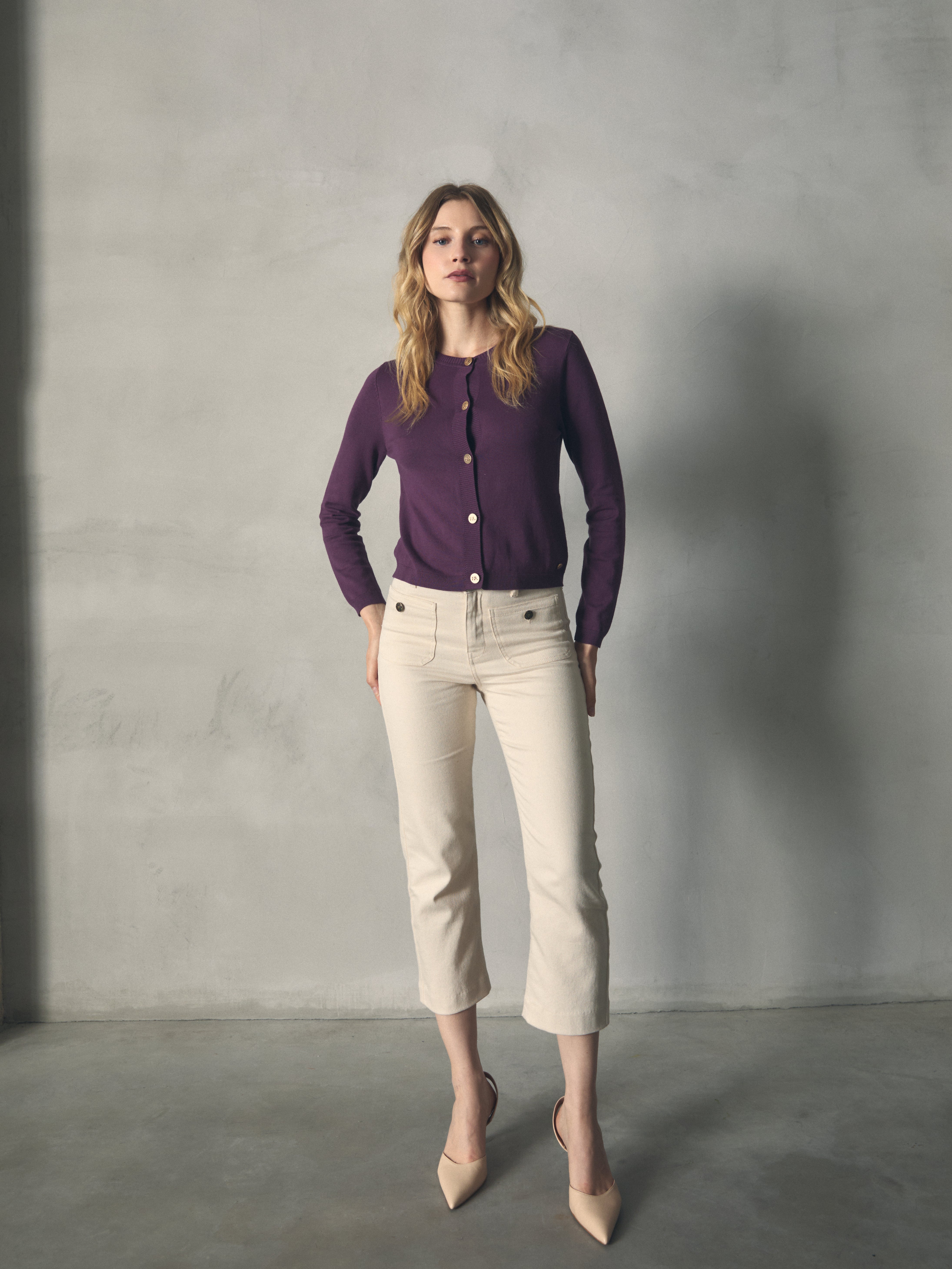 CHAQUETA BASICA PUNTO