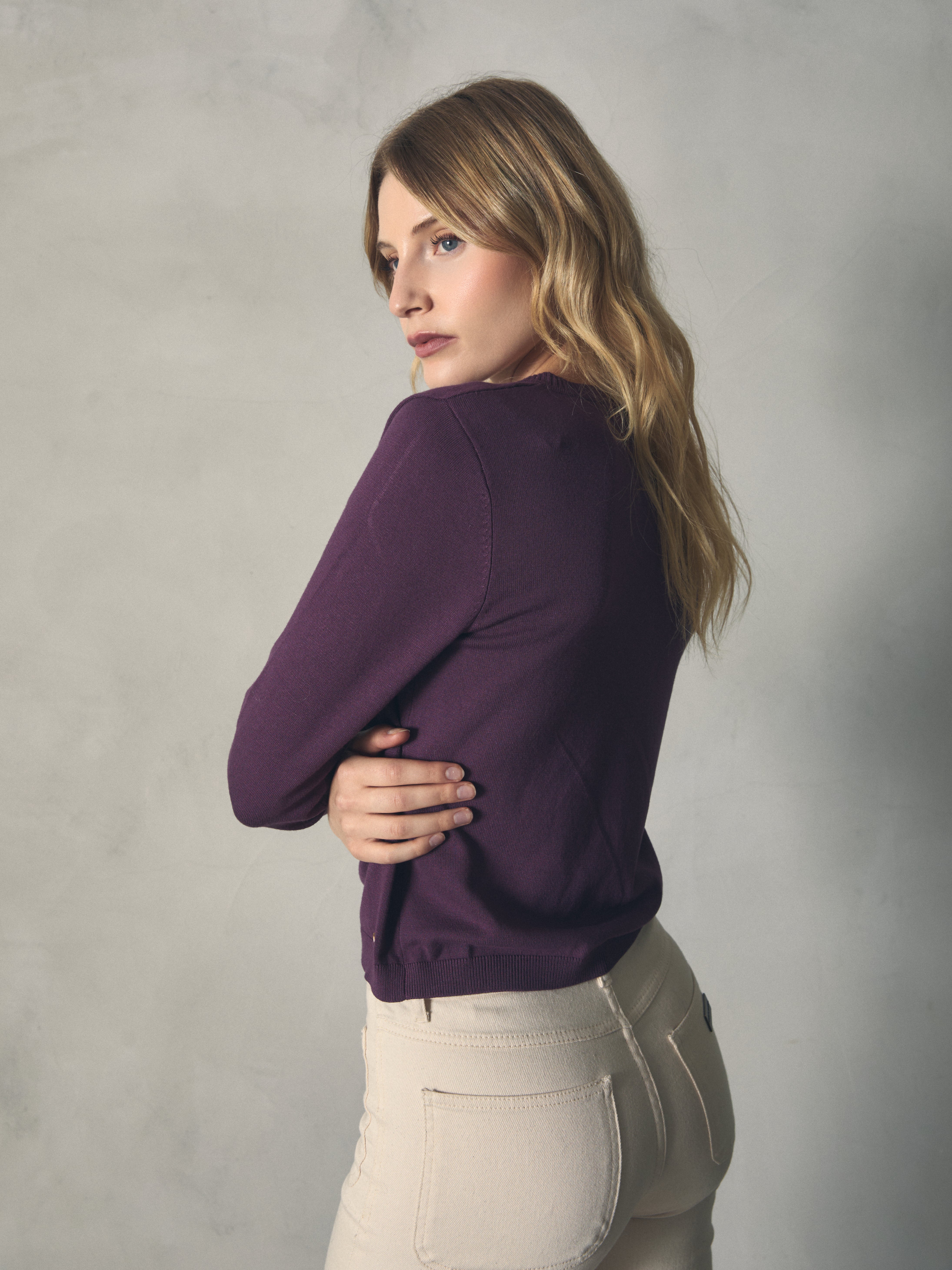 CHAQUETA BASICA PUNTO