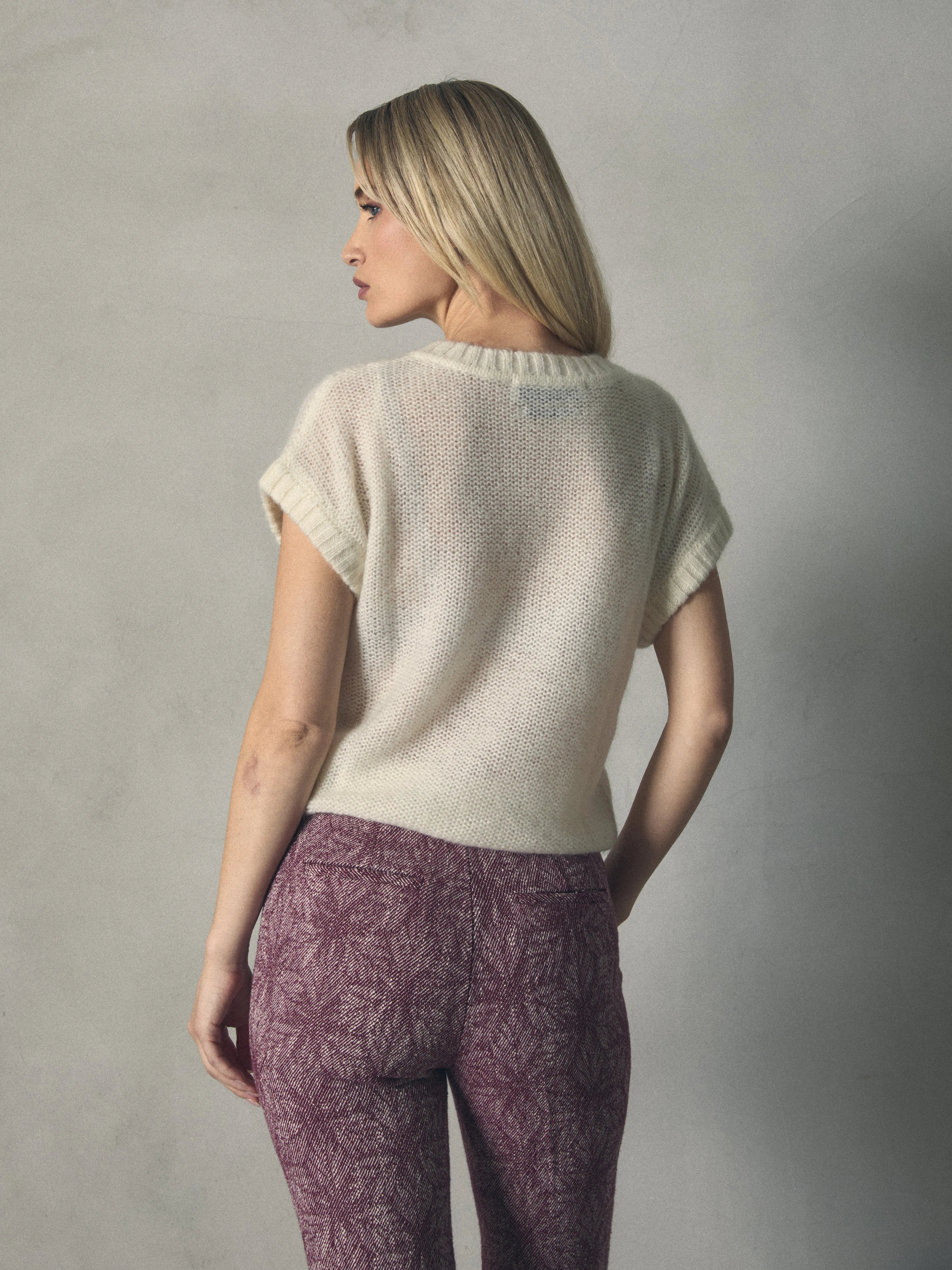 PANTALON JACQUARD ALGODON RUSTICO