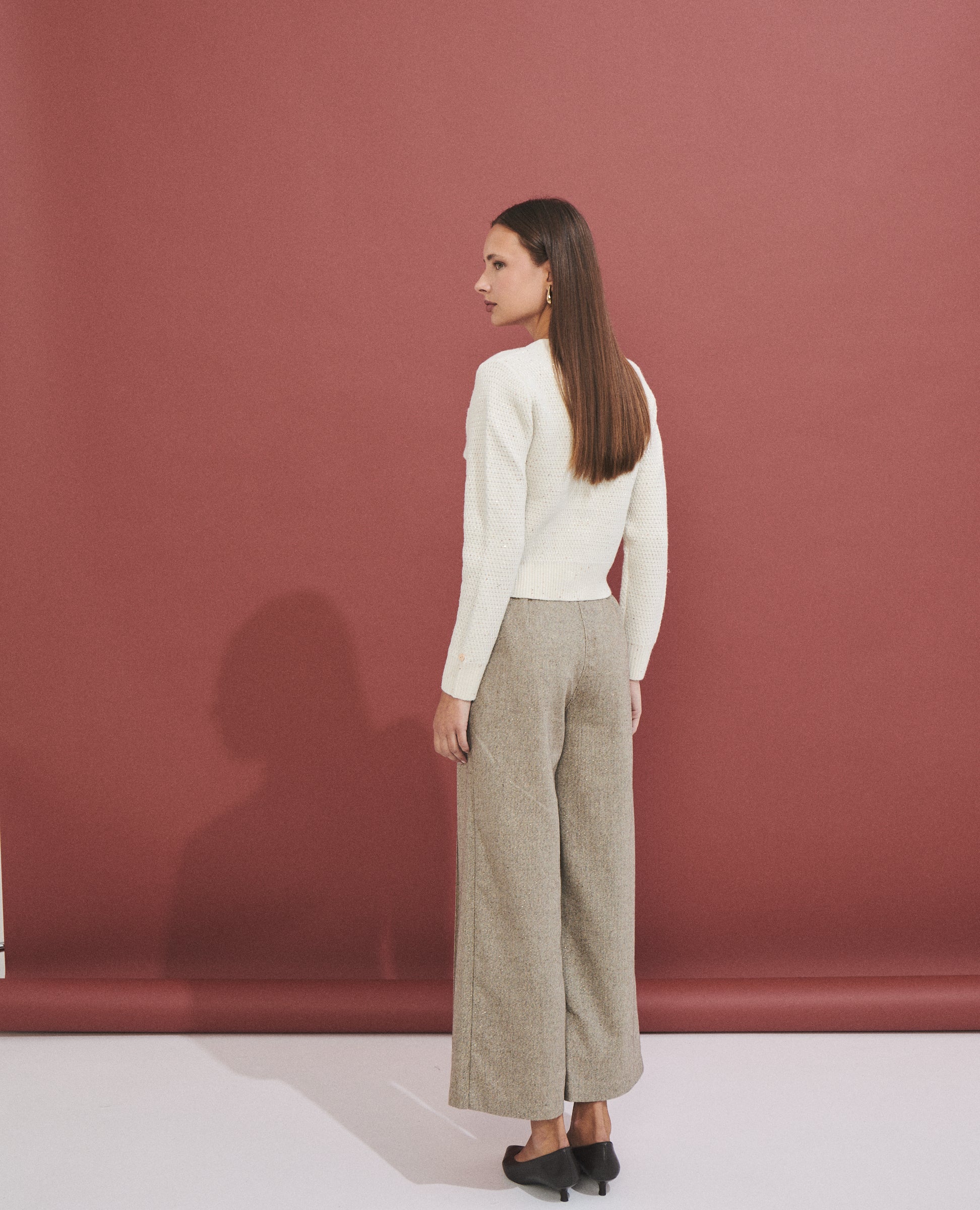 Pantalón de mujer ancho con bolsillos