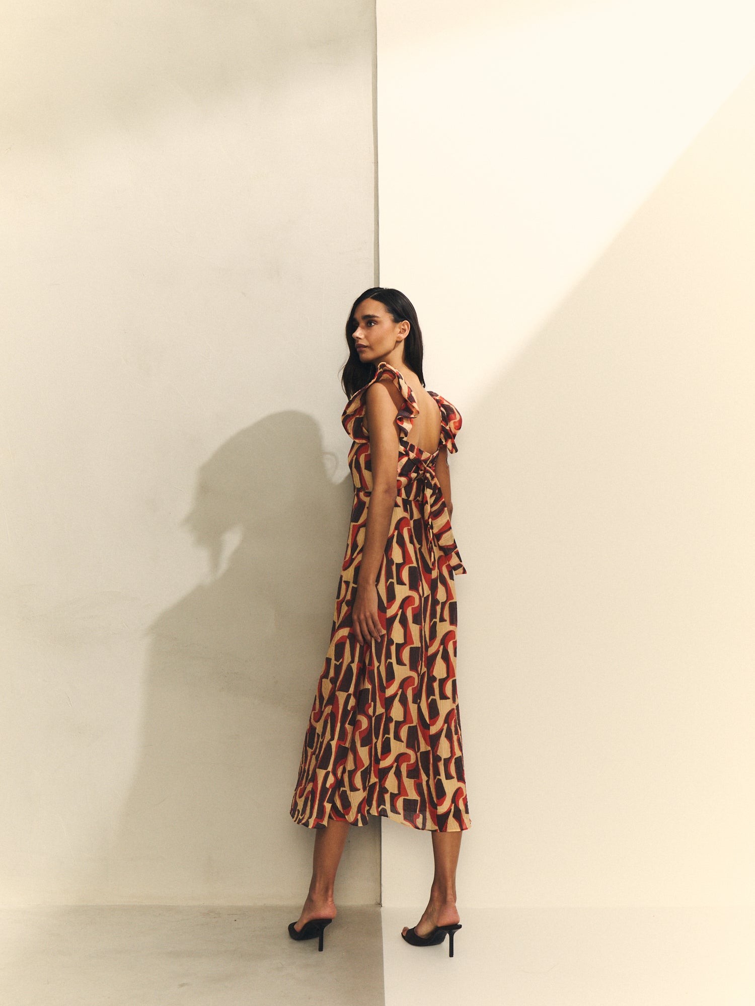 Vestido estampado tirantes.