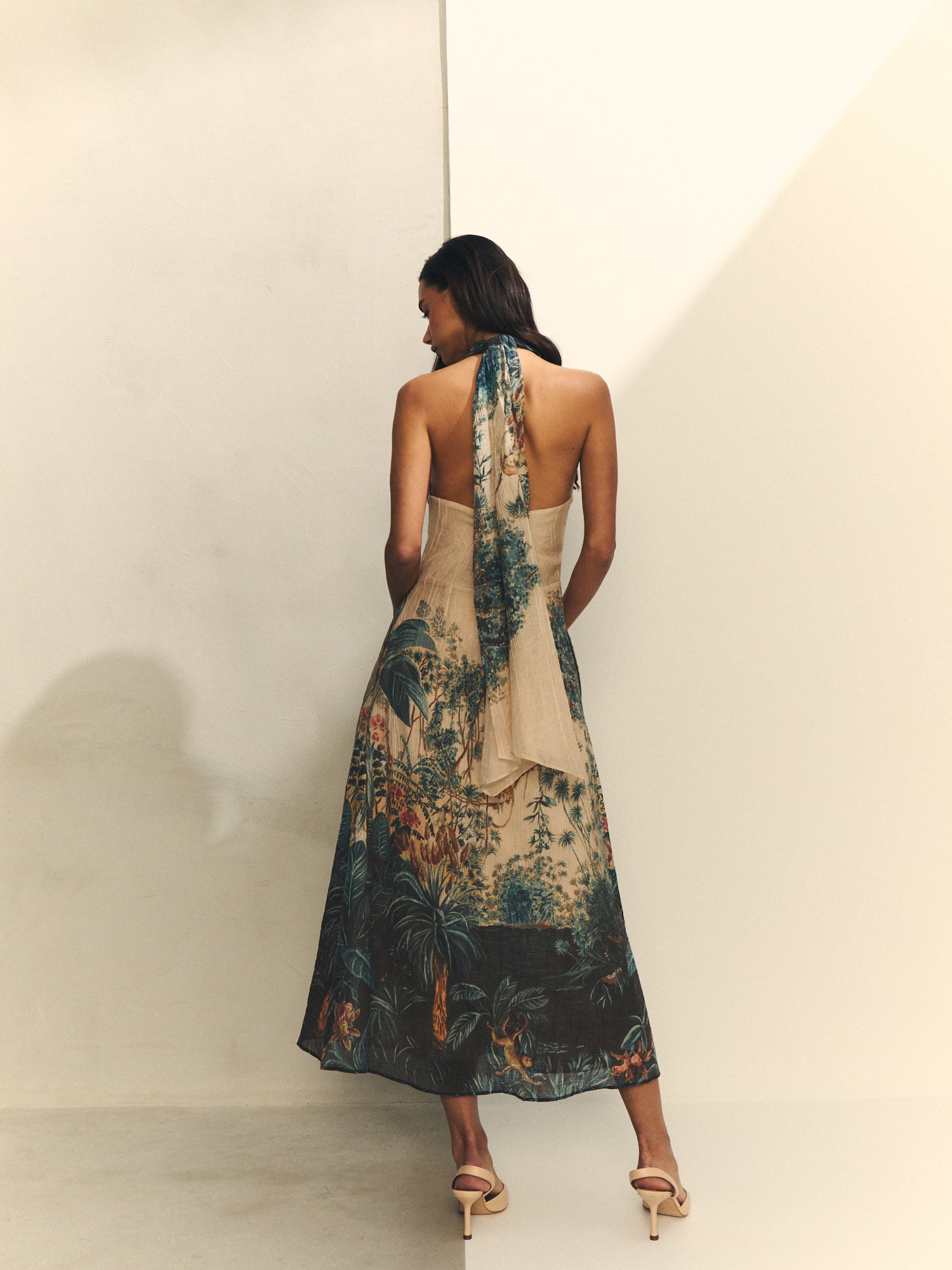 VESTIDO CON ESTAMPADO POSICIONAL