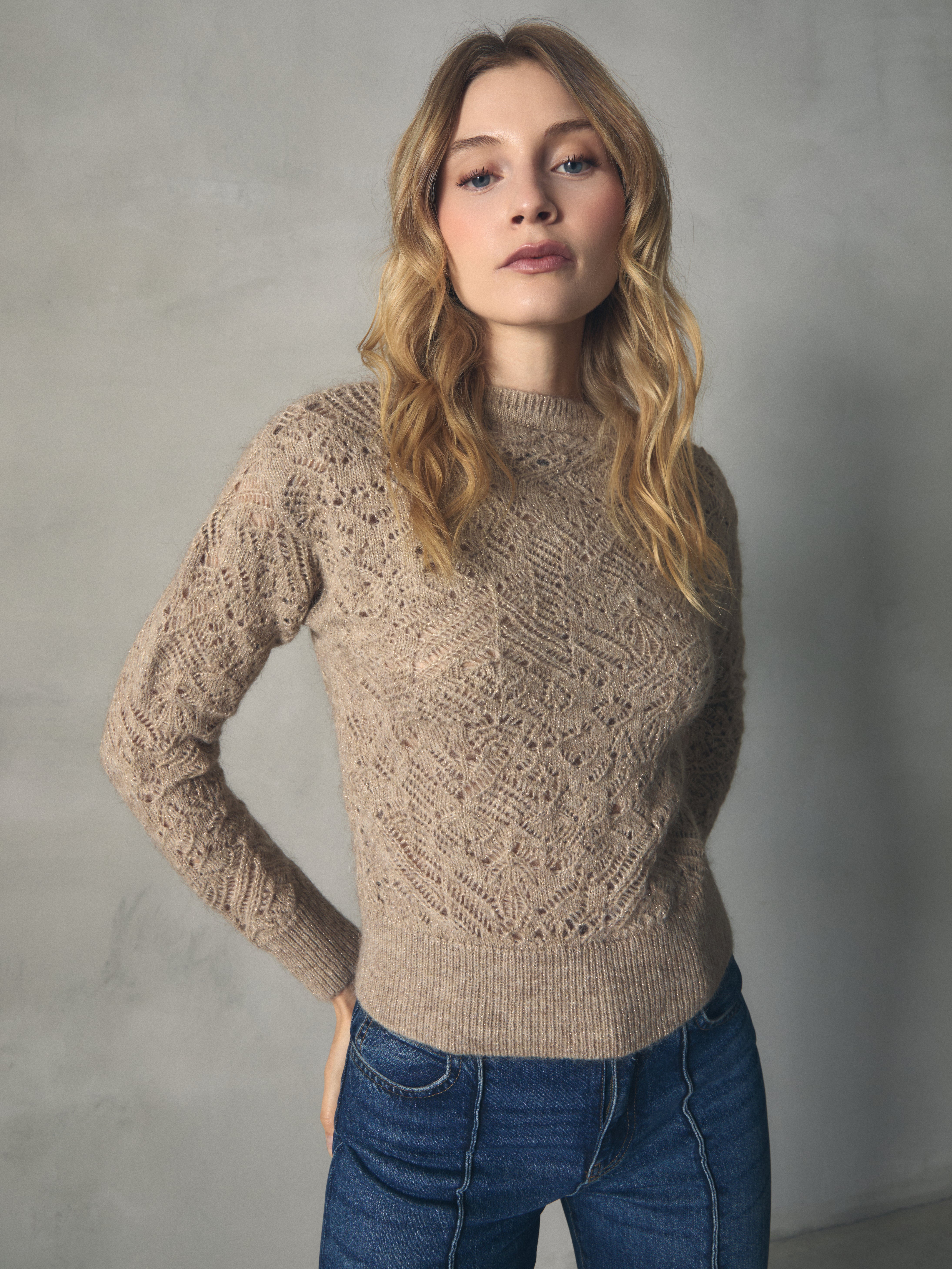 JERSEY CALADO DE MOHAIR CON LUREX