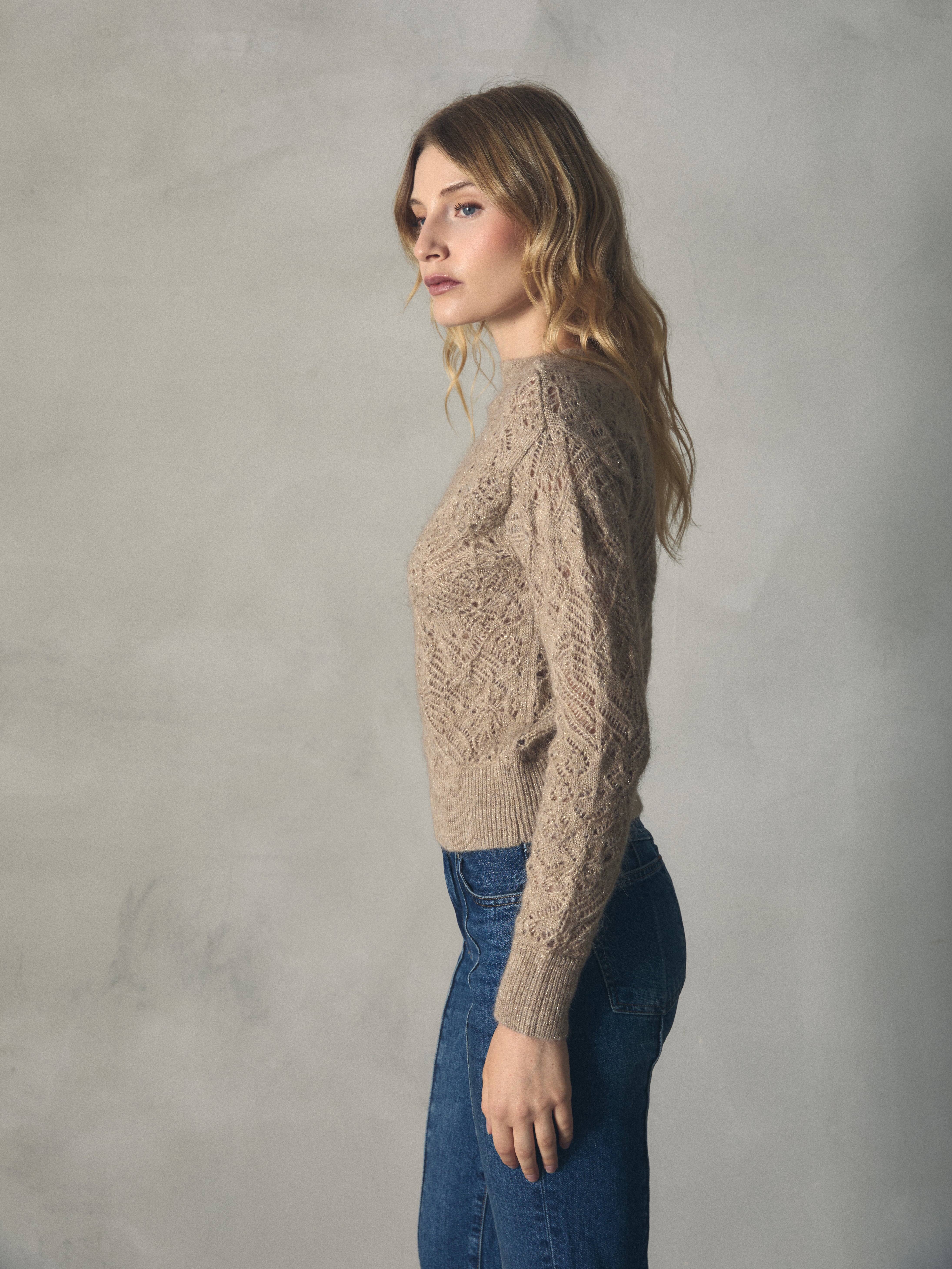 JERSEY CALADO DE MOHAIR CON LUREX