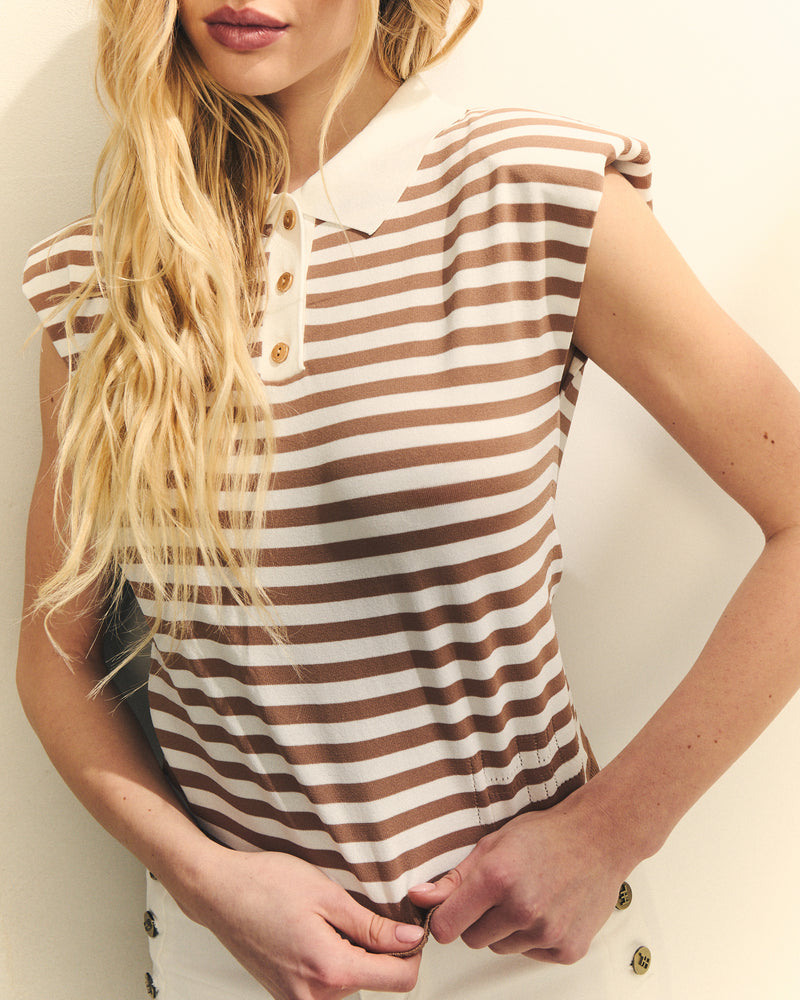 JERSEY TIPO POLO SIN MANGAS