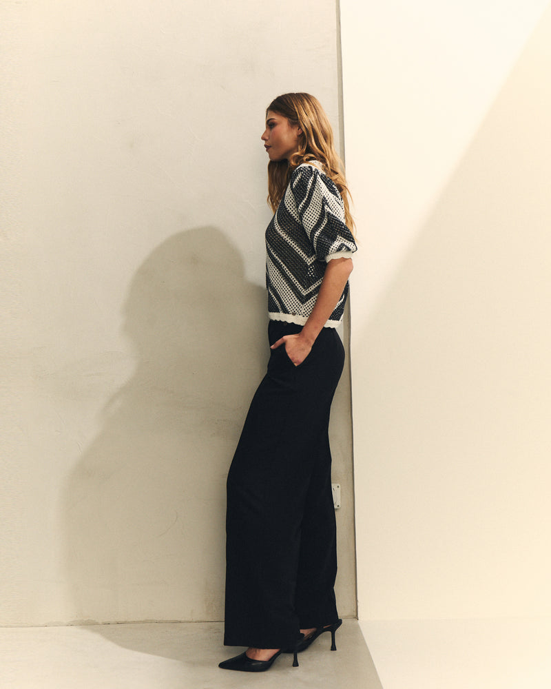 JERSEY DE ESTRUCTURA CON RAYAS