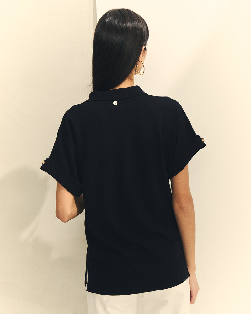 JERSEY MANGA CORTA CON BOLSILLOS