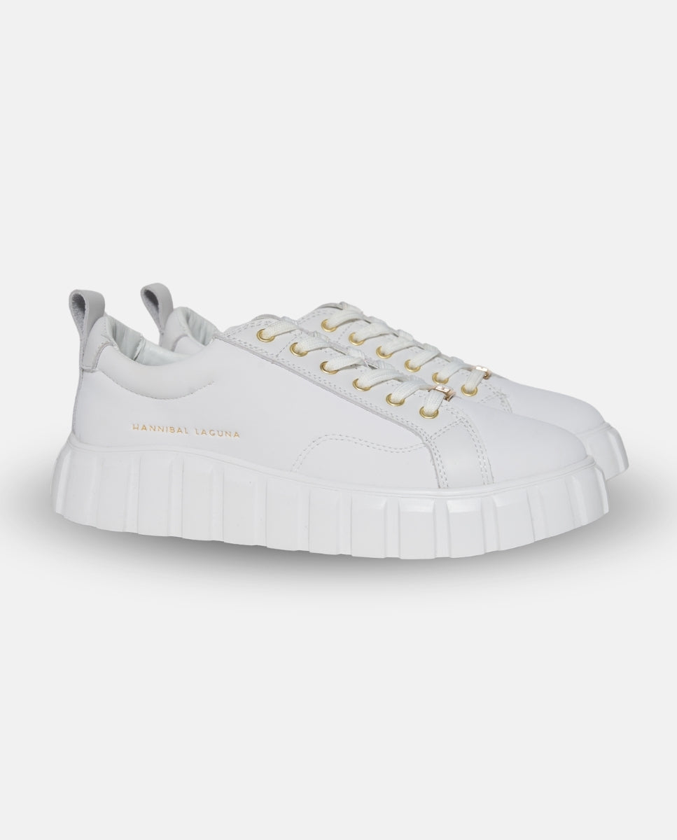 ZAPATILLA PIEL BLANCA