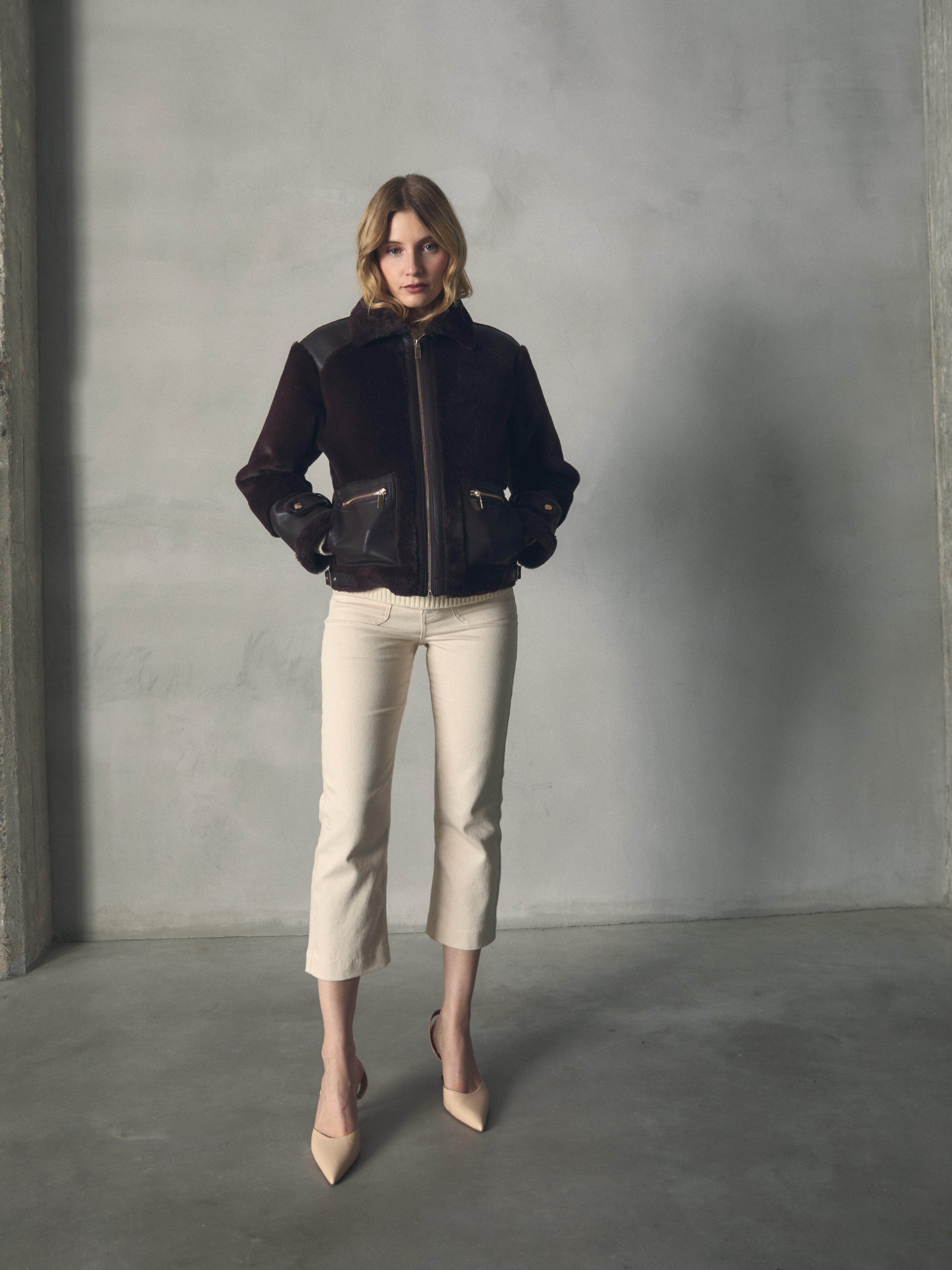 ABRIGO CORTO IMITACION PIEL de mujer Hannibal Laguna Collection