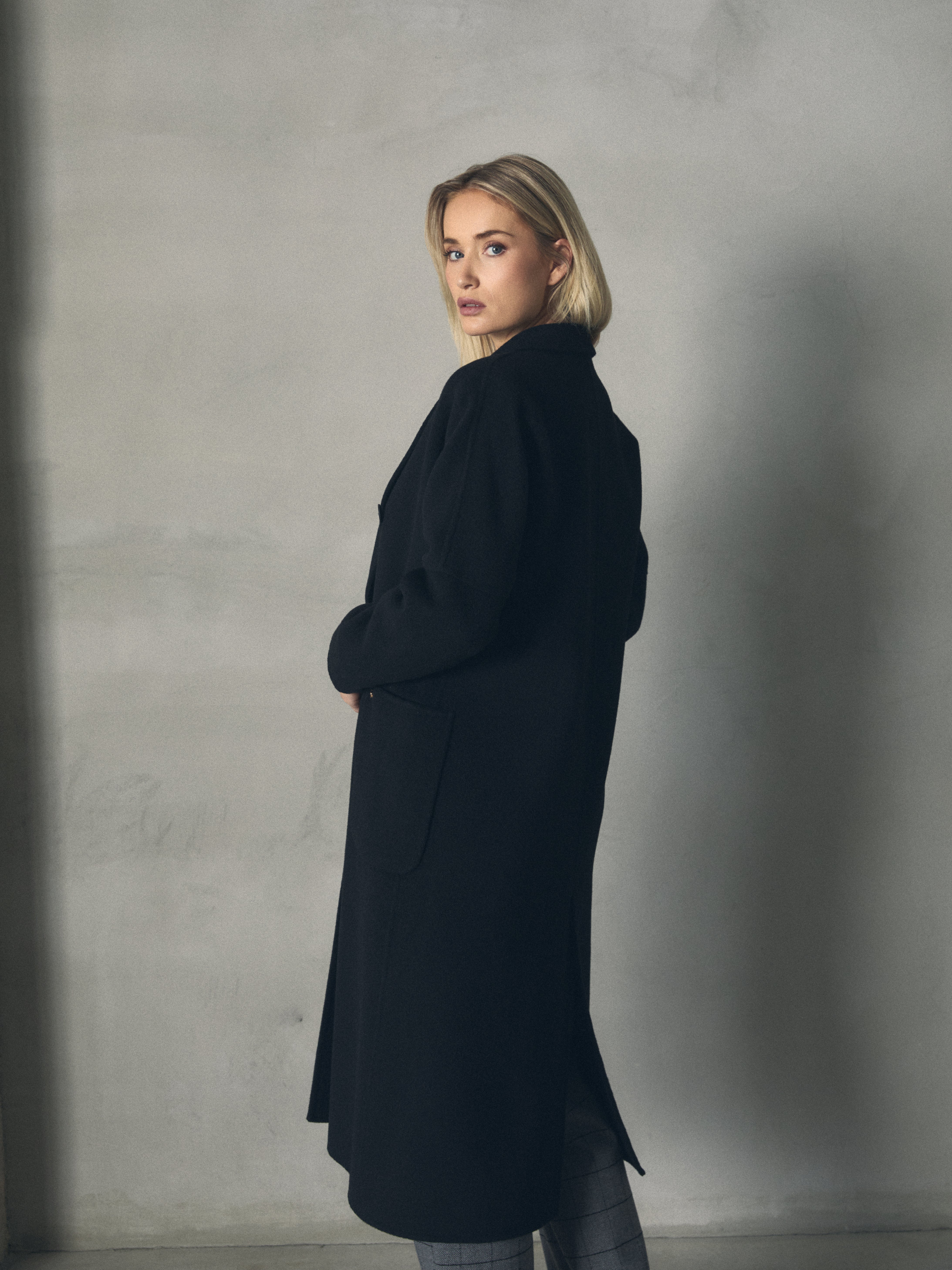 ABRIGO CRUZADO LARGO de mujer Hannibal Laguna Collection