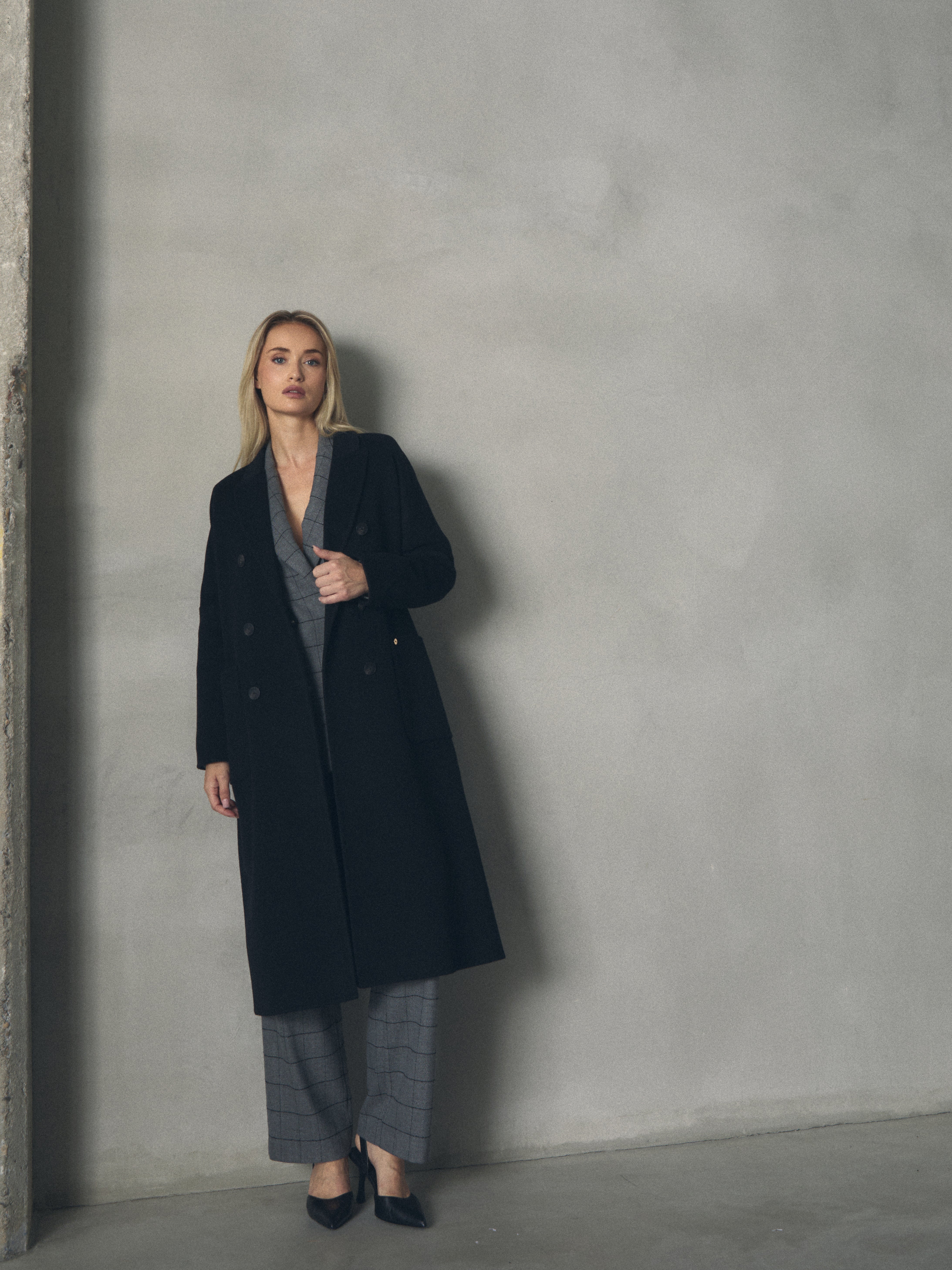 ABRIGO CRUZADO LARGO de mujer Hannibal Laguna Collection