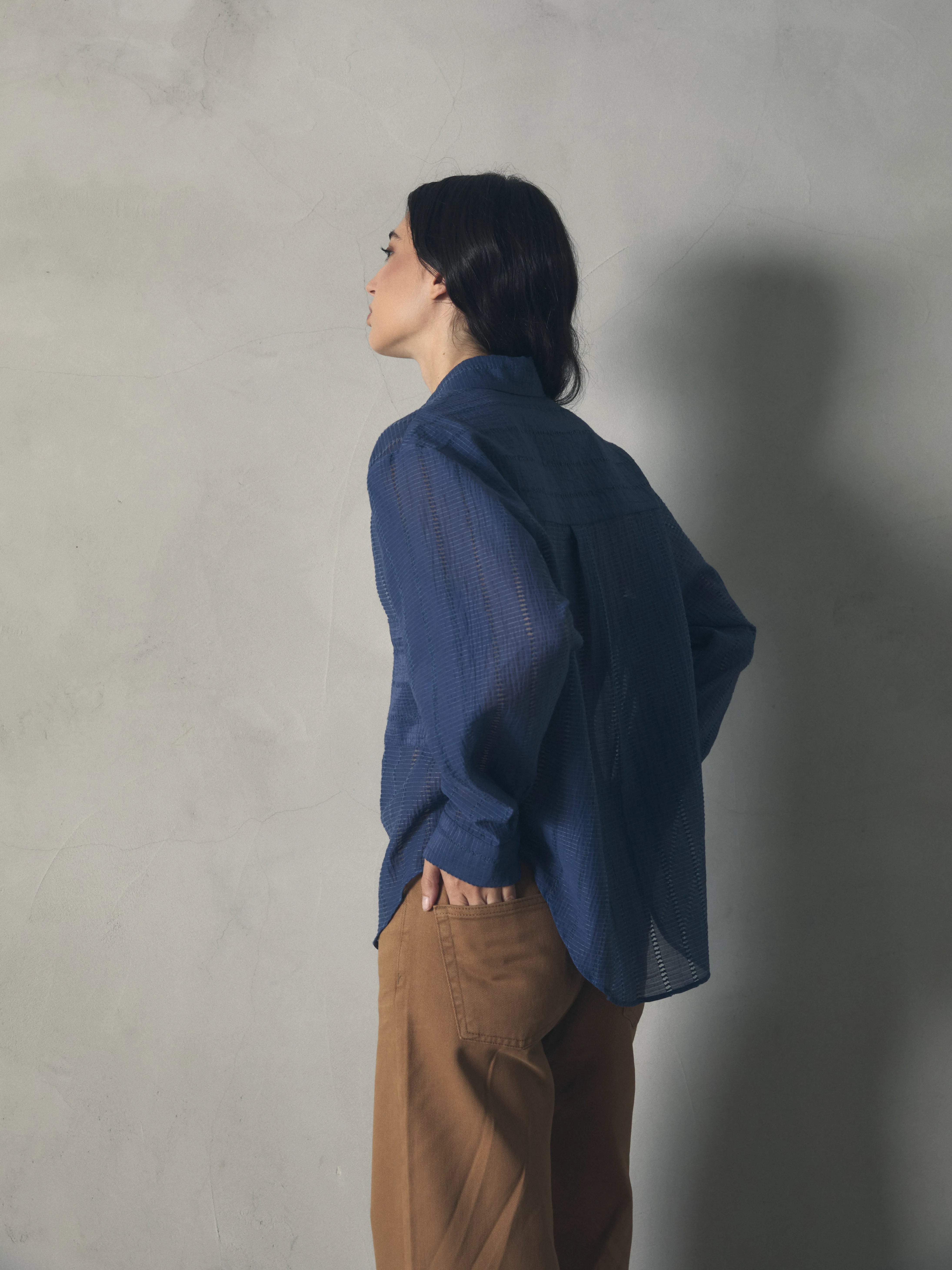 BLUSA RAYA CALADA de mujer Hannibal Laguna Collection