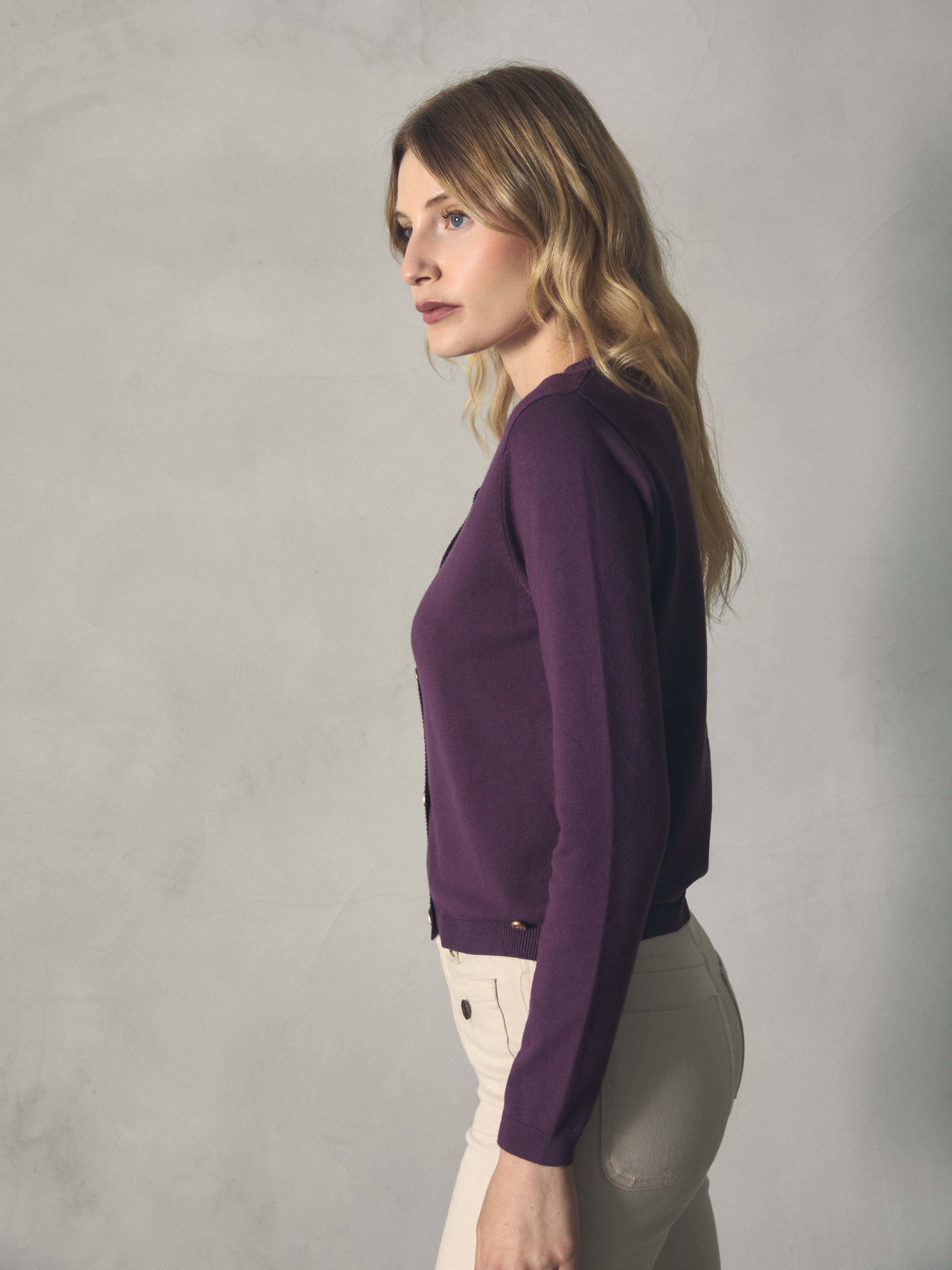 CHAQUETA BASICA PUNTO de mujer Hannibal Laguna Collection