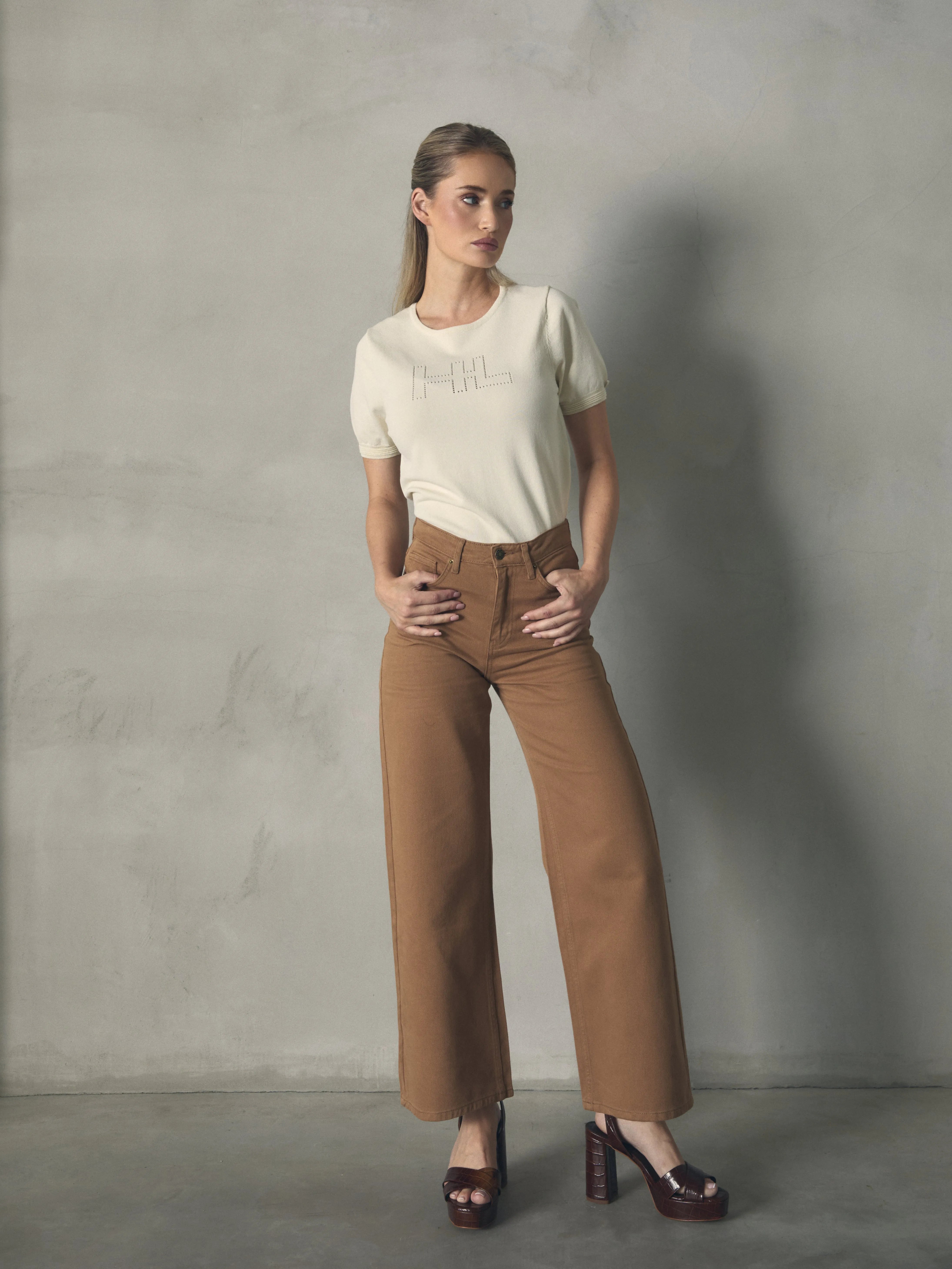 DENIM CAMPANA DESCOLORIDO de mujer Hannibal Laguna Collection