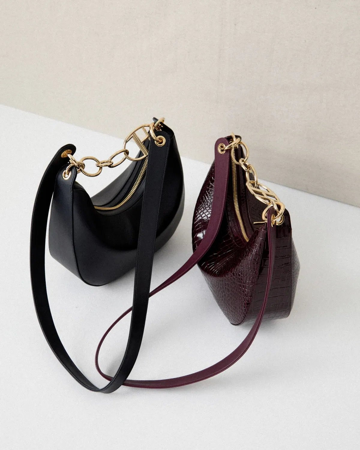 HOBO BAG ASA LOGO COCO BURDEOS de mujer Hannibal Laguna Collection