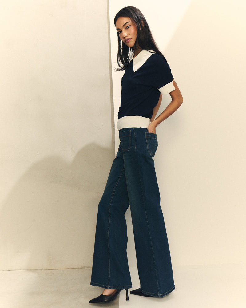 JERSEY BICOLOR DE MANGA CORTA