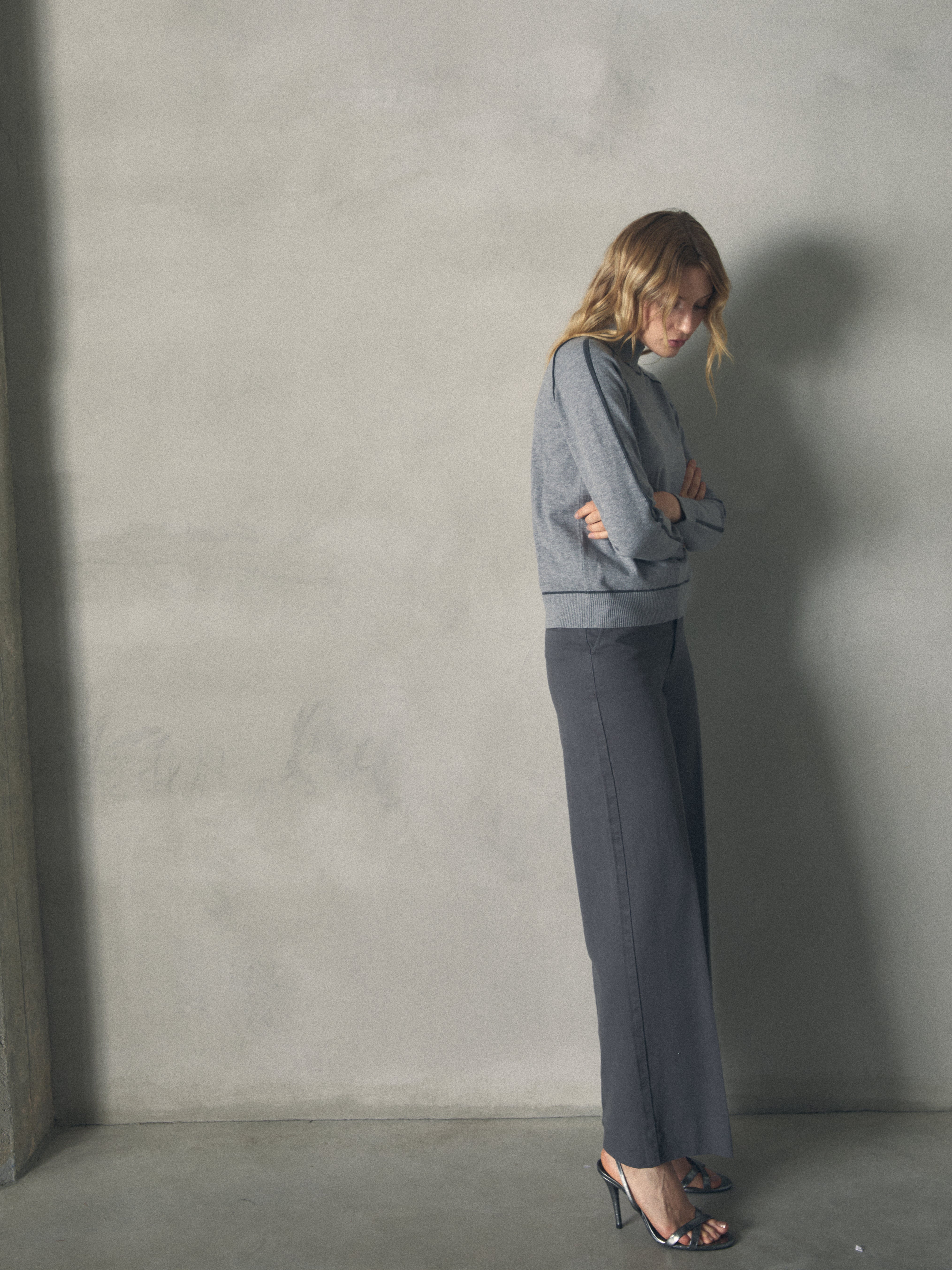 JERSEY CUELLO CISNE VIVOS A CONTRASTE de mujer Hannibal Laguna Collection