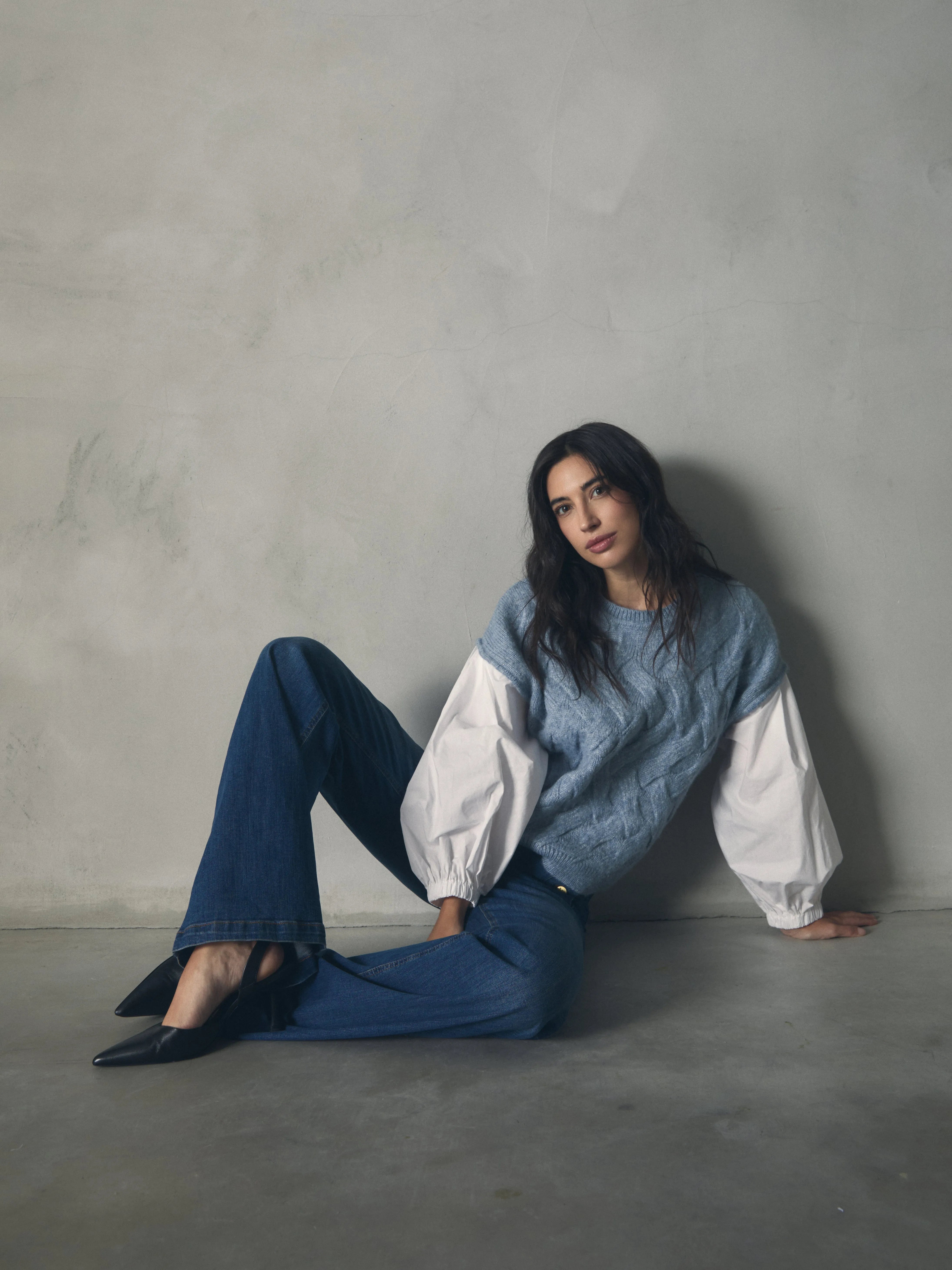 JERSEY DE OCHOS CON MANGA COMBINADA de mujer Hannibal Laguna Collection