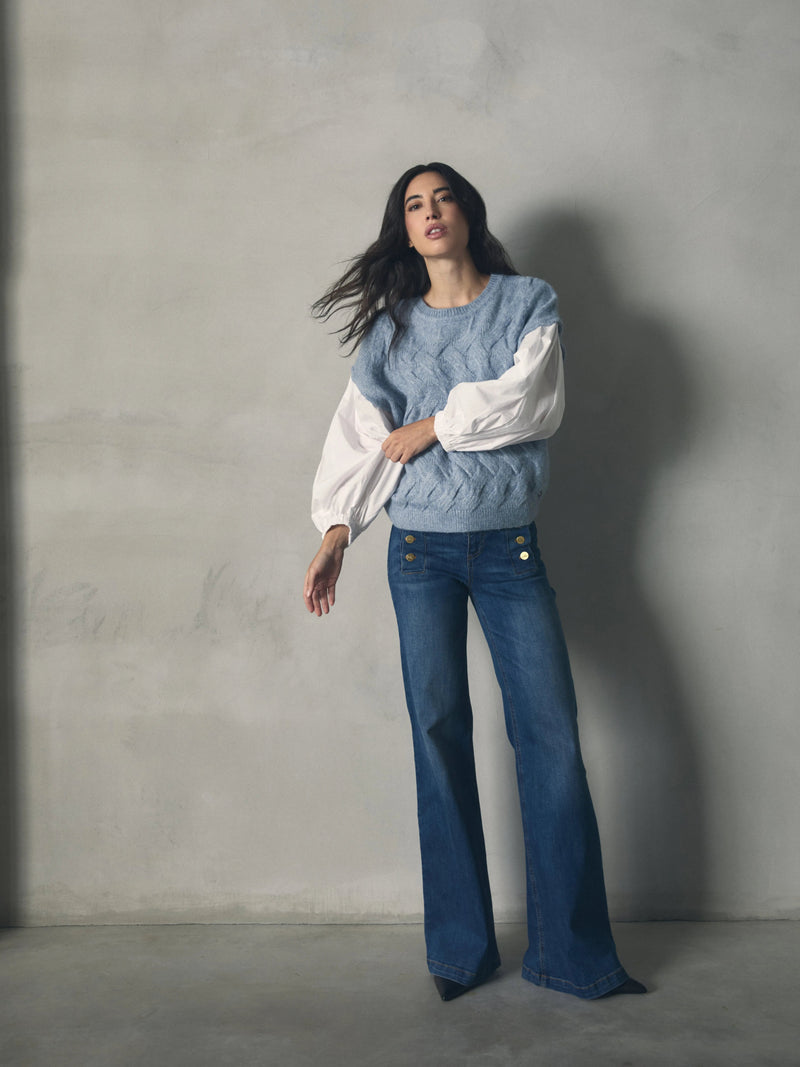 JERSEY DE OCHOS CON MANGA COMBINADA