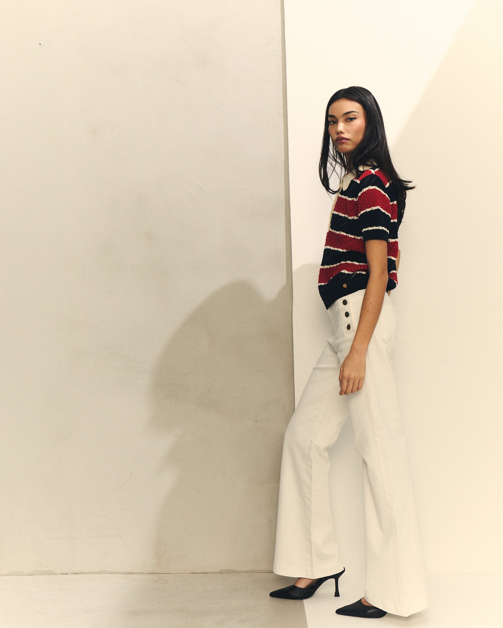 JERSEY DE RAYAS MANGA CORTA de mujer Hannibal Laguna Collection