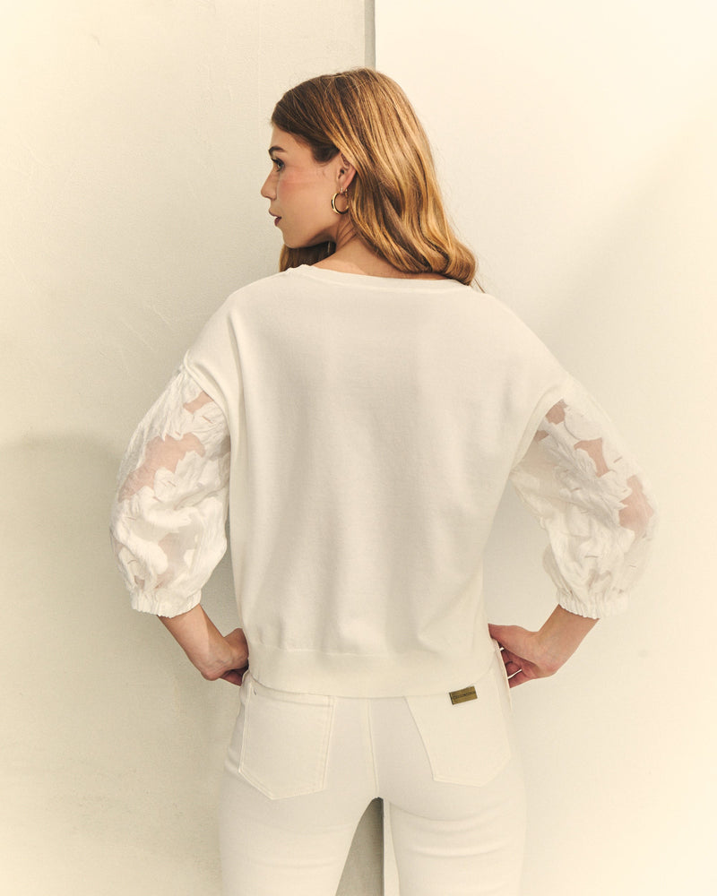 JERSEY MANGA CORTA COMBINADA EN JACQUARD