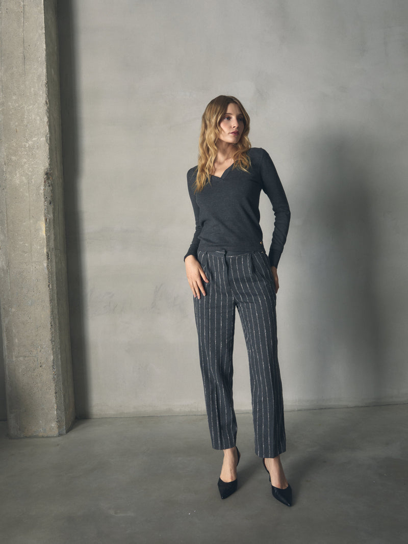 JERSEY PUNTO BASICO CON CUELLO TIPO POLO