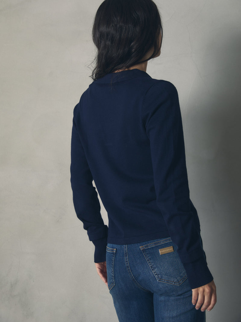 JERSEY PUNTO BASICO CON CUELLO TIPO POLO