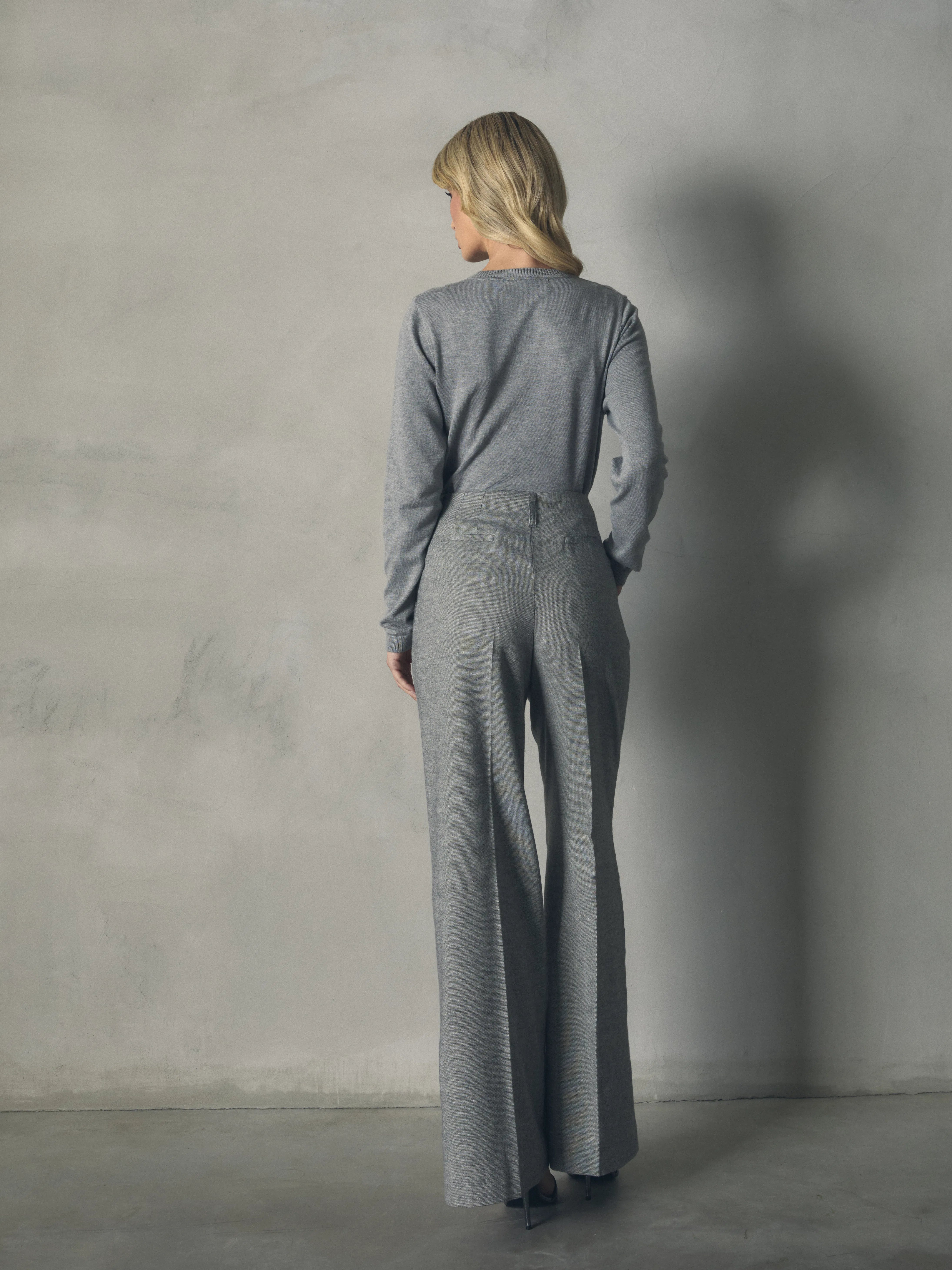 PANTALON CHEVIOT de mujer Hannibal Laguna Collection