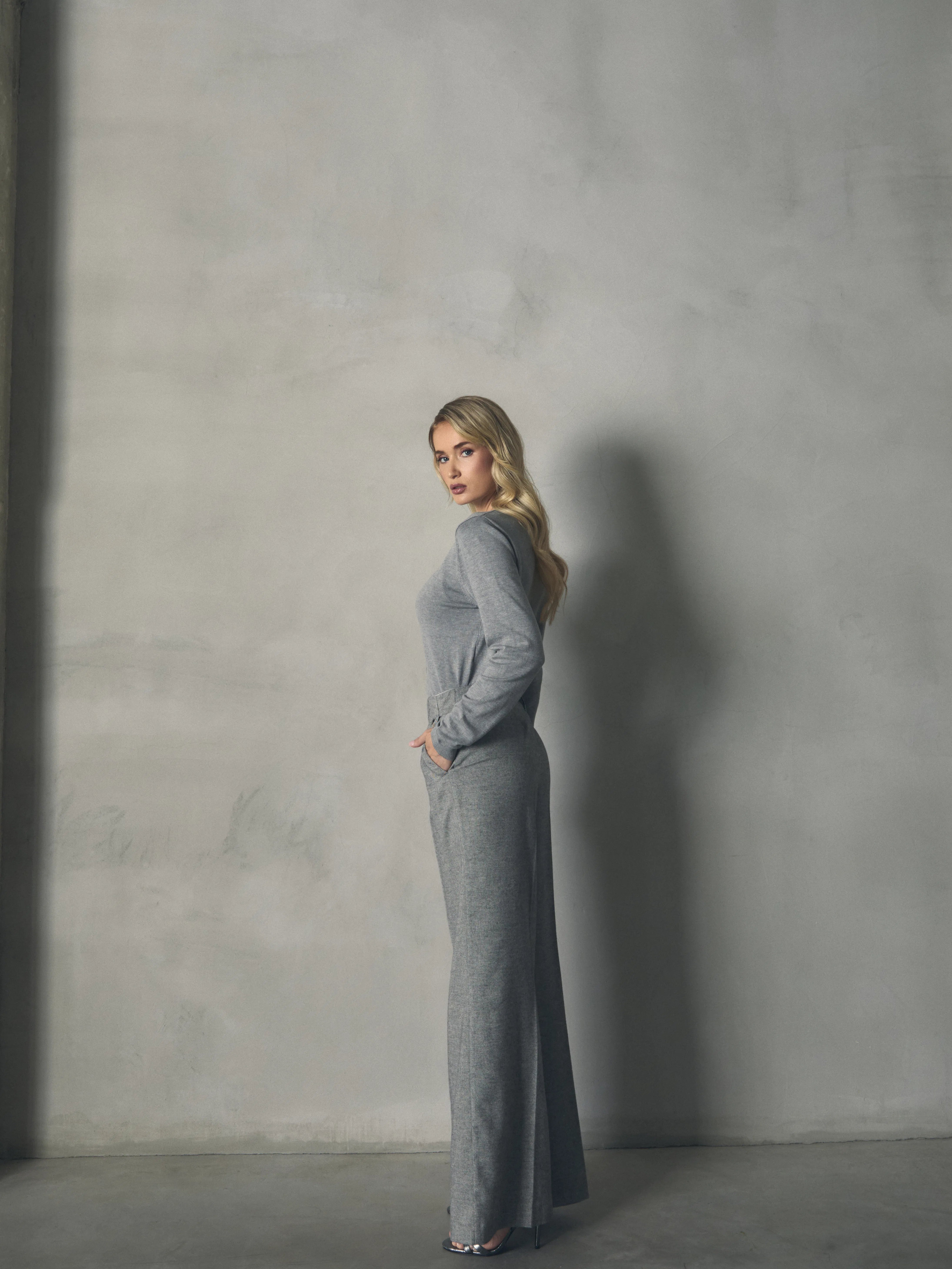 PANTALON CHEVIOT de mujer Hannibal Laguna Collection