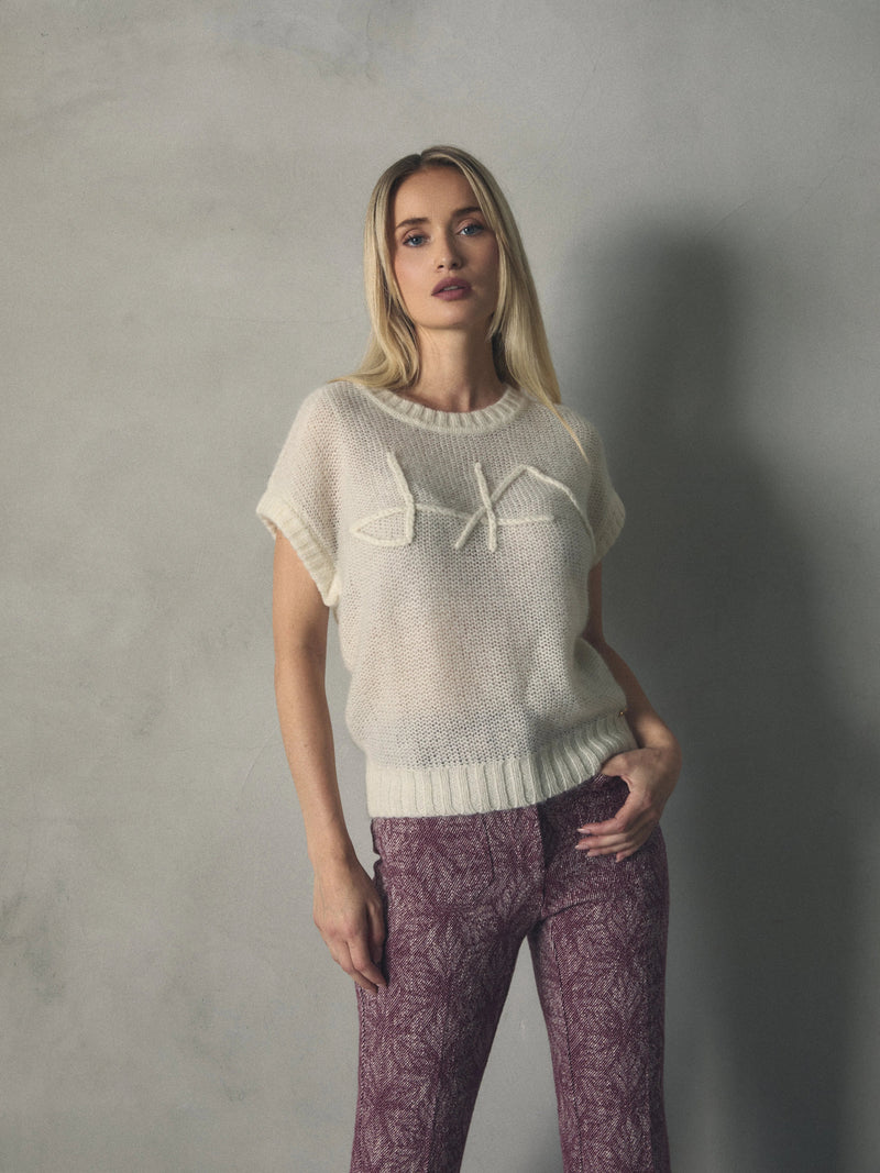 PANTALON JACQUARD ALGODON RUSTICO