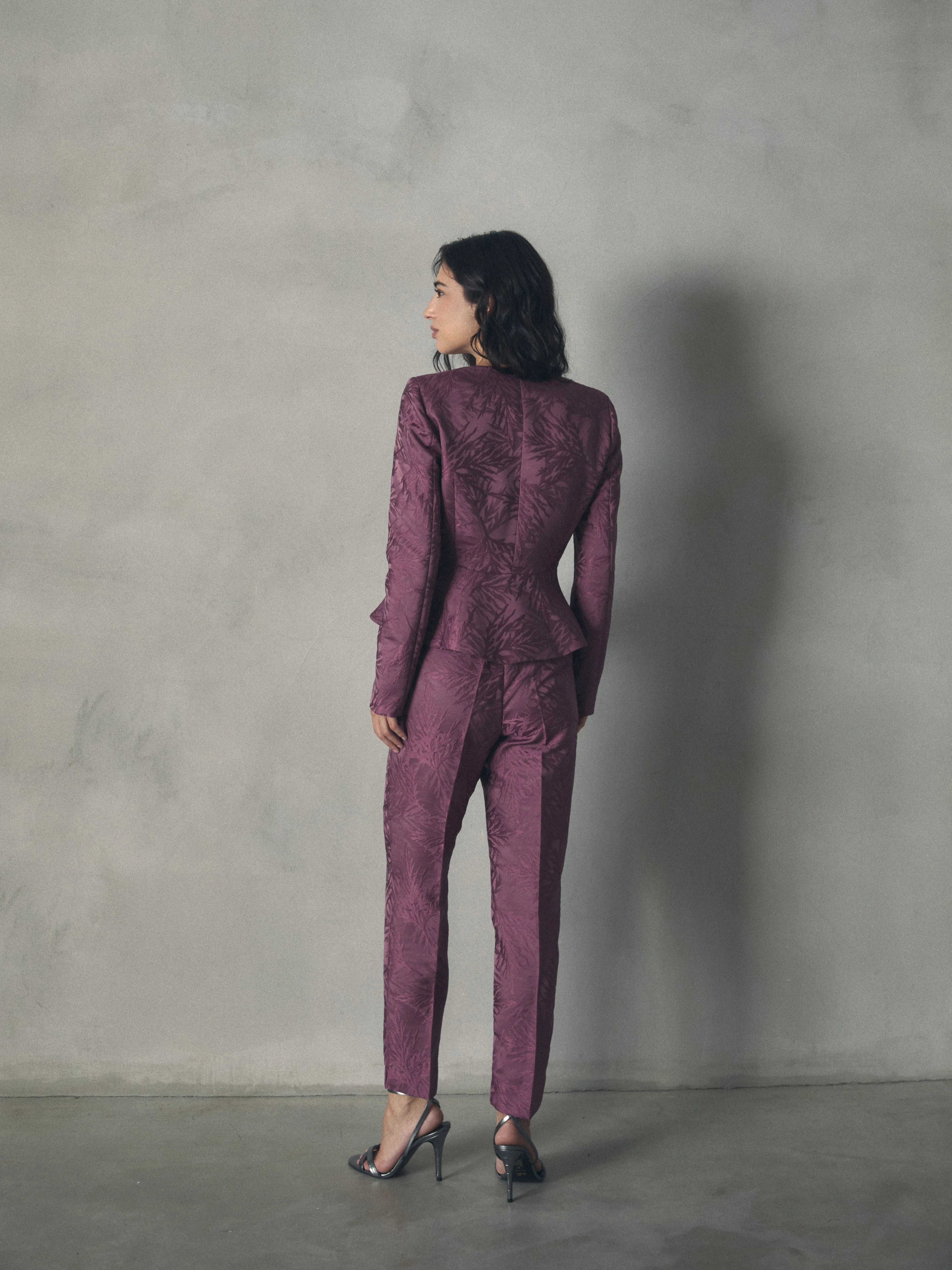 PANTALON RECTO JACQUARD de mujer Hannibal Laguna Collection