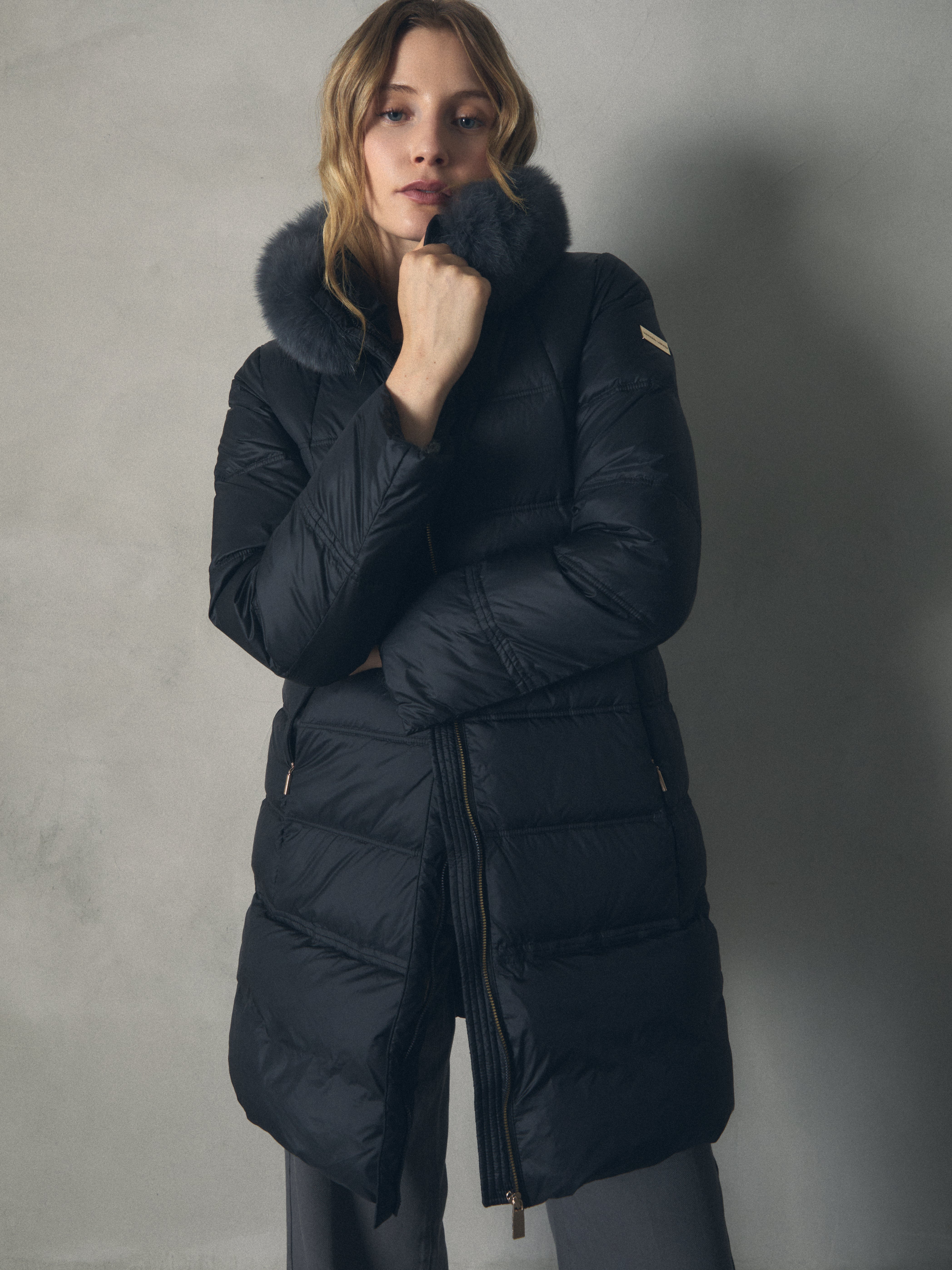 PLUMAS LARGO CUELLO PELO de mujer Hannibal Laguna Collection