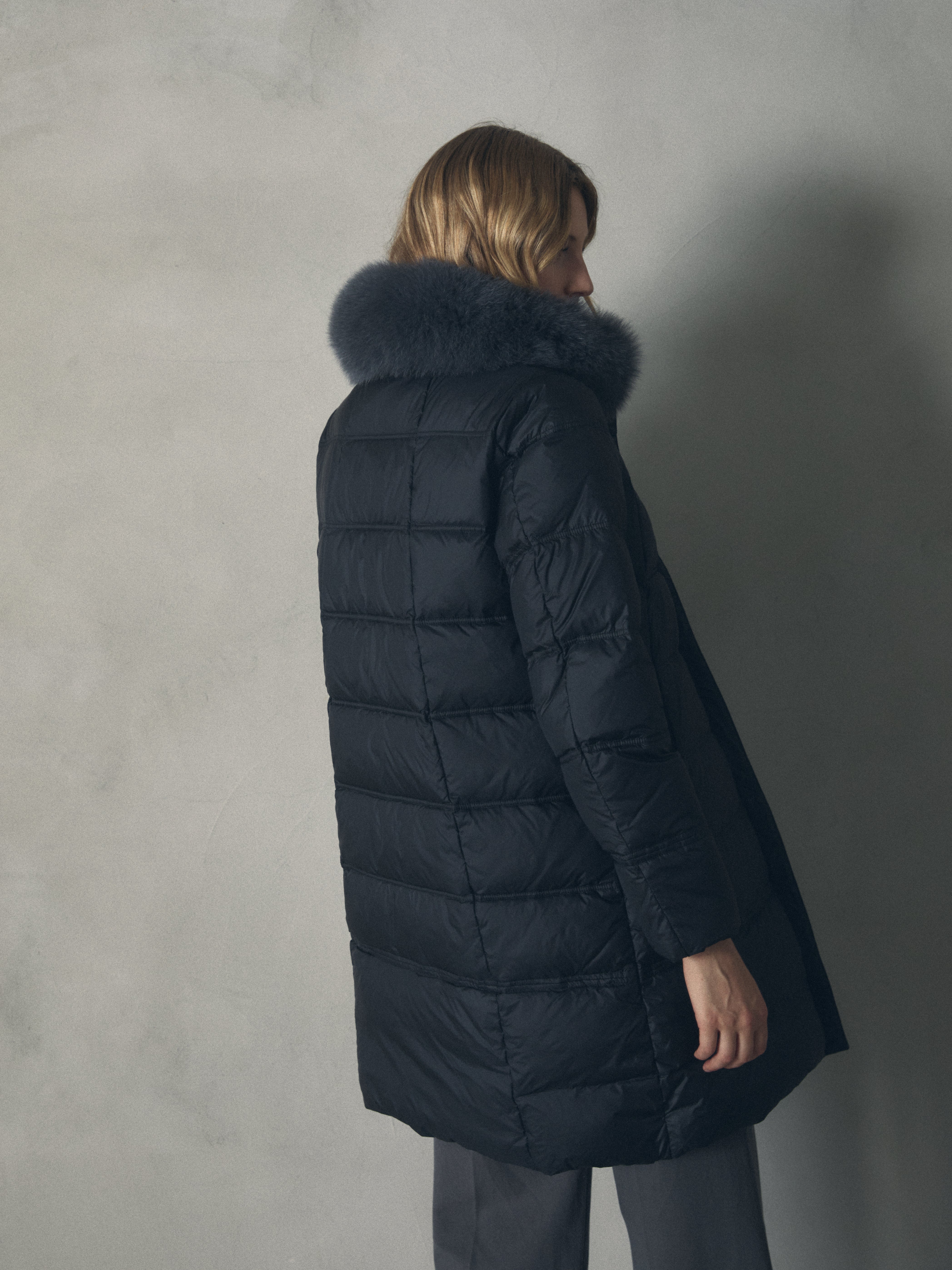 PLUMAS LARGO CUELLO PELO de mujer Hannibal Laguna Collection