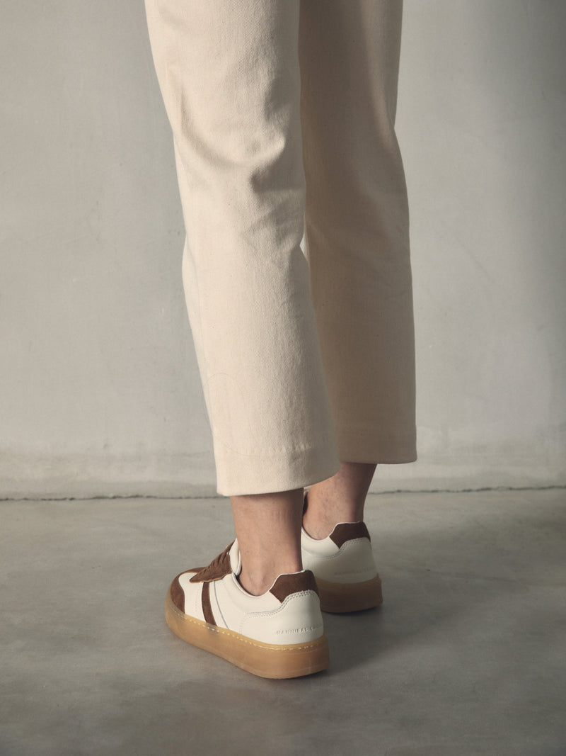 ZAPATILLA PIEL COMBINADA