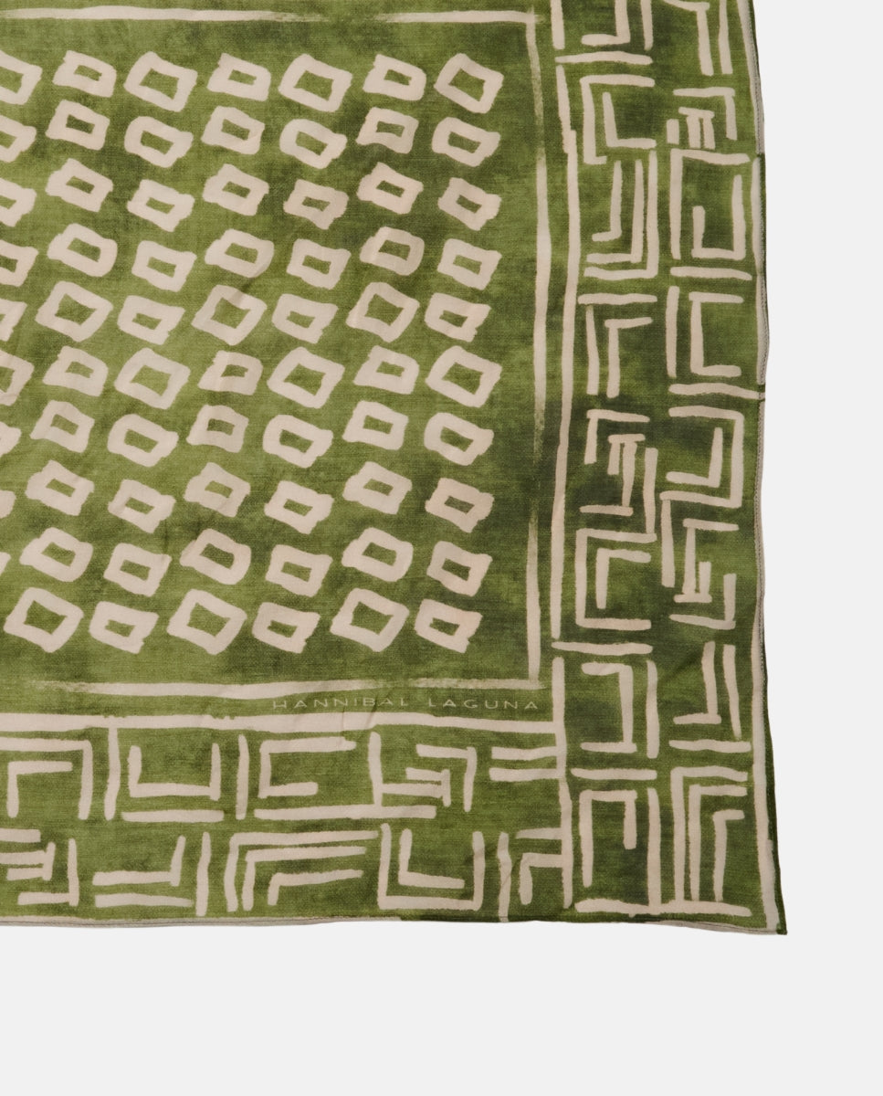 PAÑUELO ESTAMPADO GEOMÉTRICO