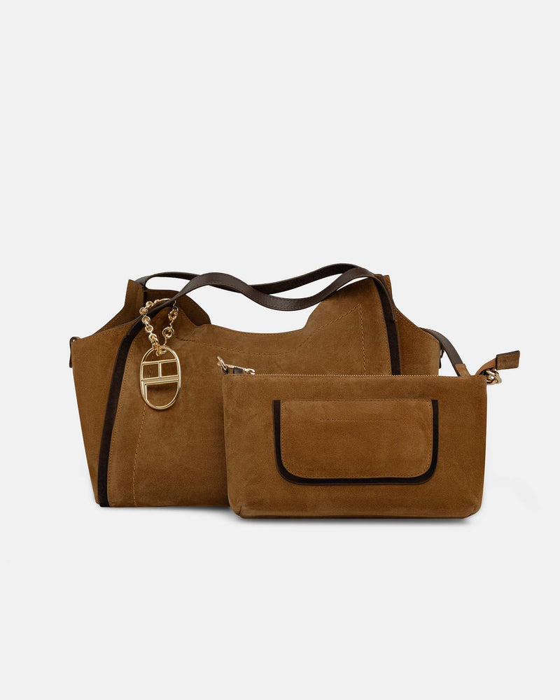 Bolso shopper 2 en 1 con bandolera