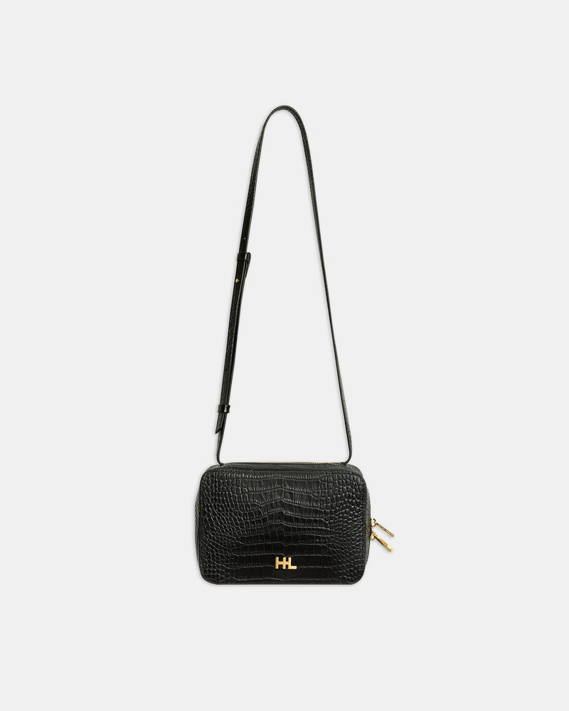 Bolso pequeño de piel con asa larga