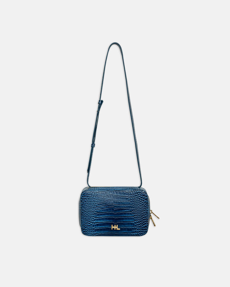 Bolso pequeño de piel con asa larga