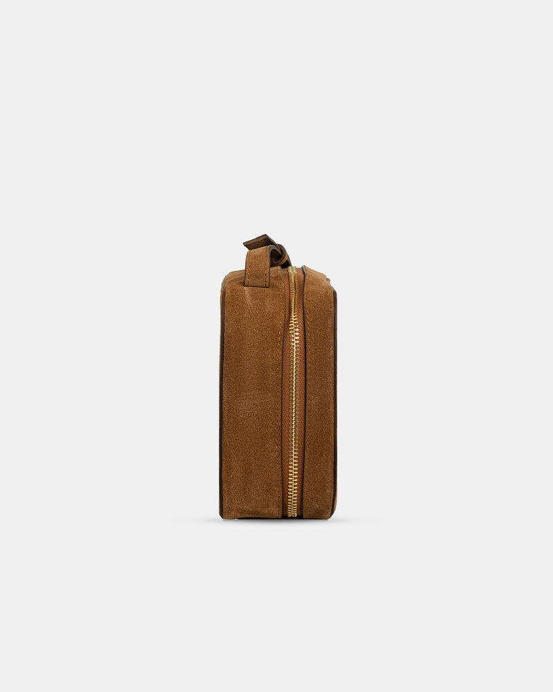 Bolso pequeño de piel con asa larga