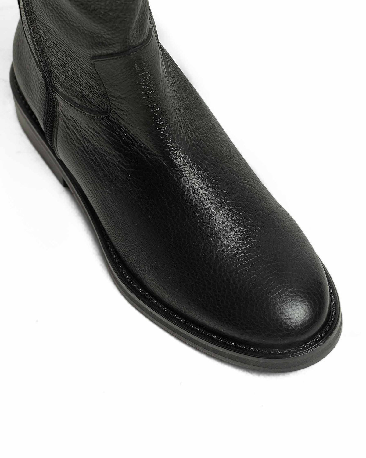 Bota alta de mujer 100% piel negro - Hannibal Laguna - vista 2
