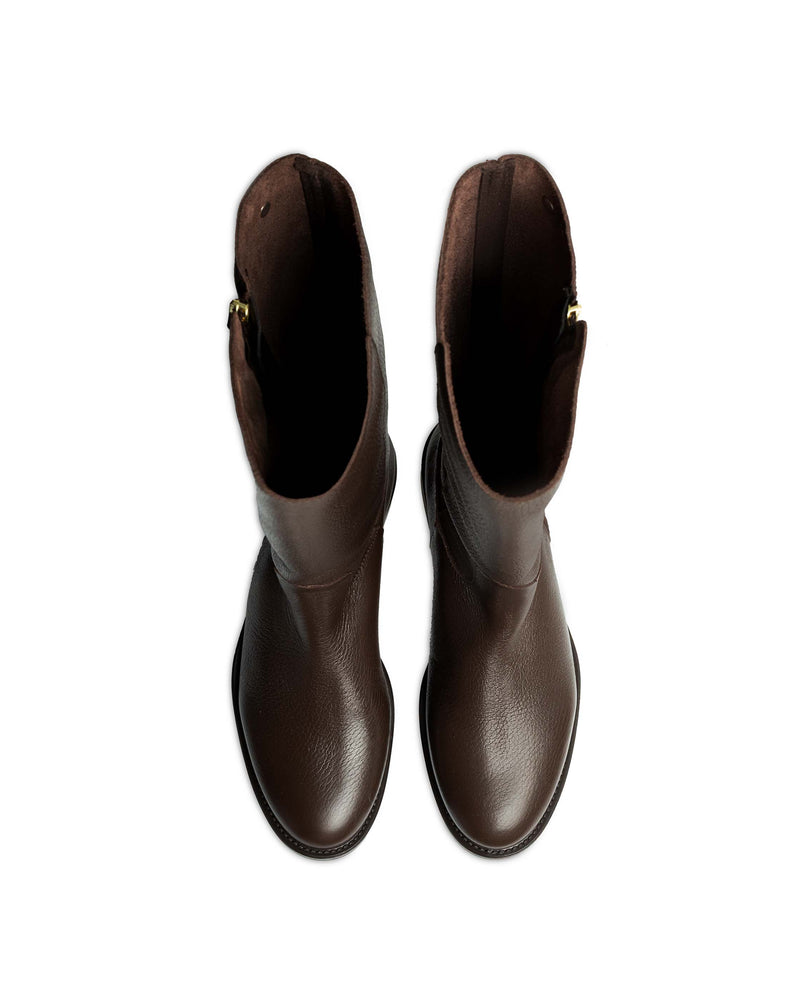 Bota alta de mujer 100% piel