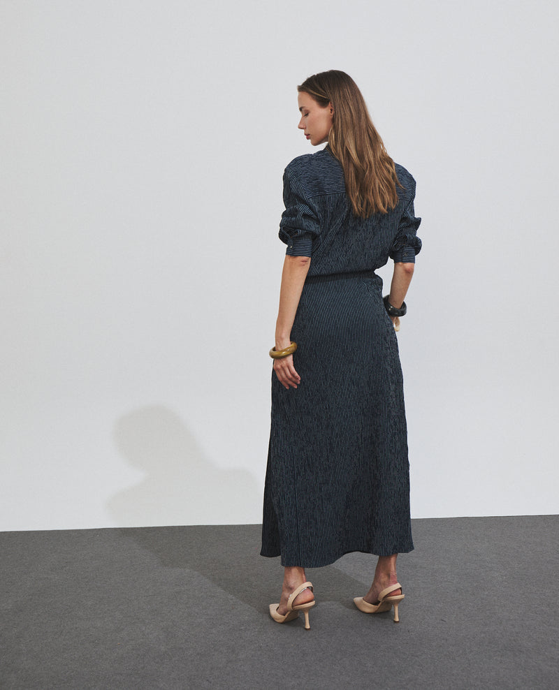 Camisa de mujer con estampado de rayas