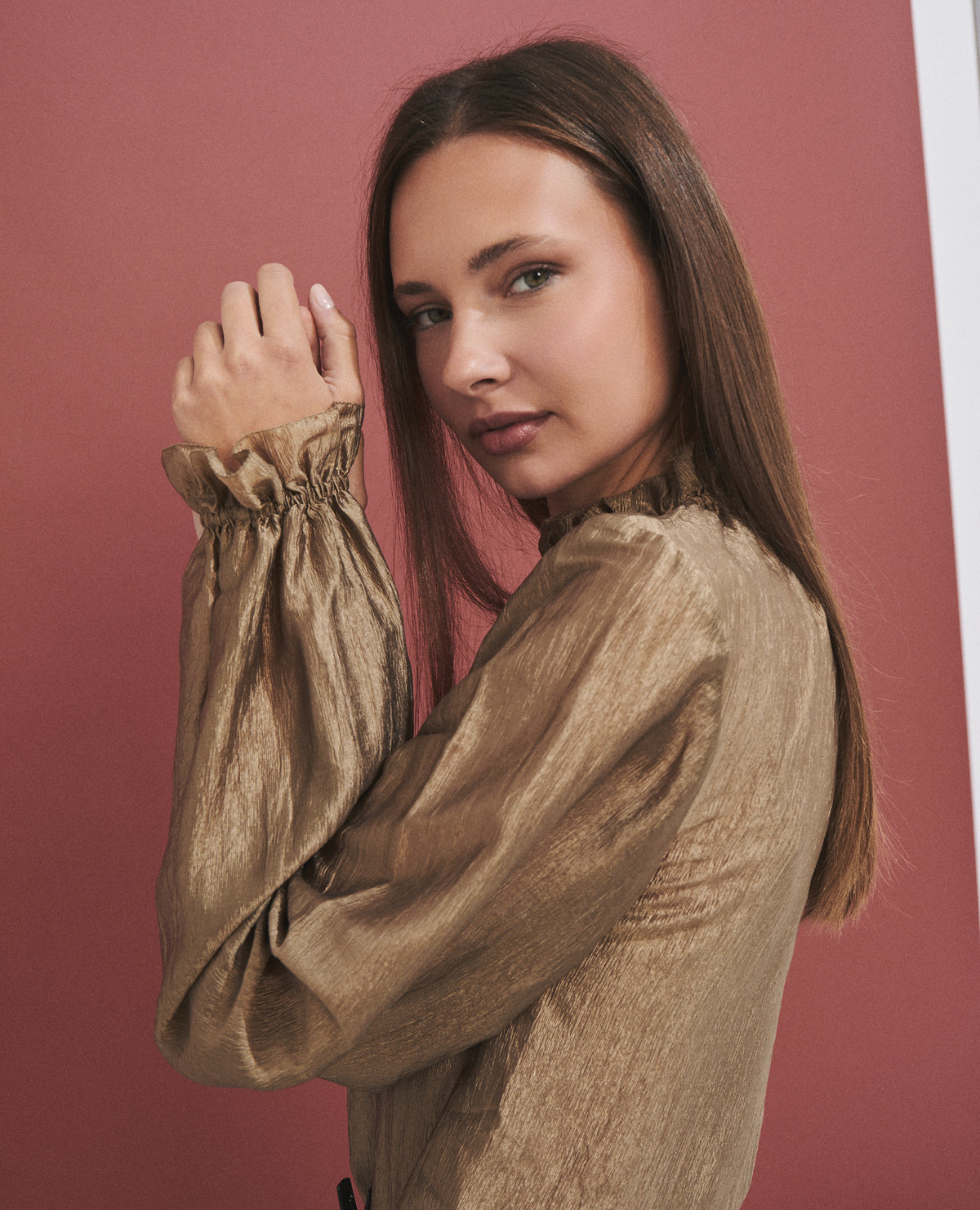Blusa de mujer con tejido con textura