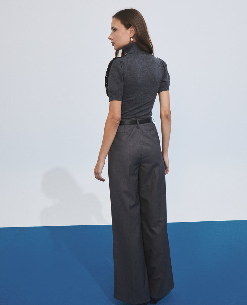 Pantalón de mujer de corte ancho