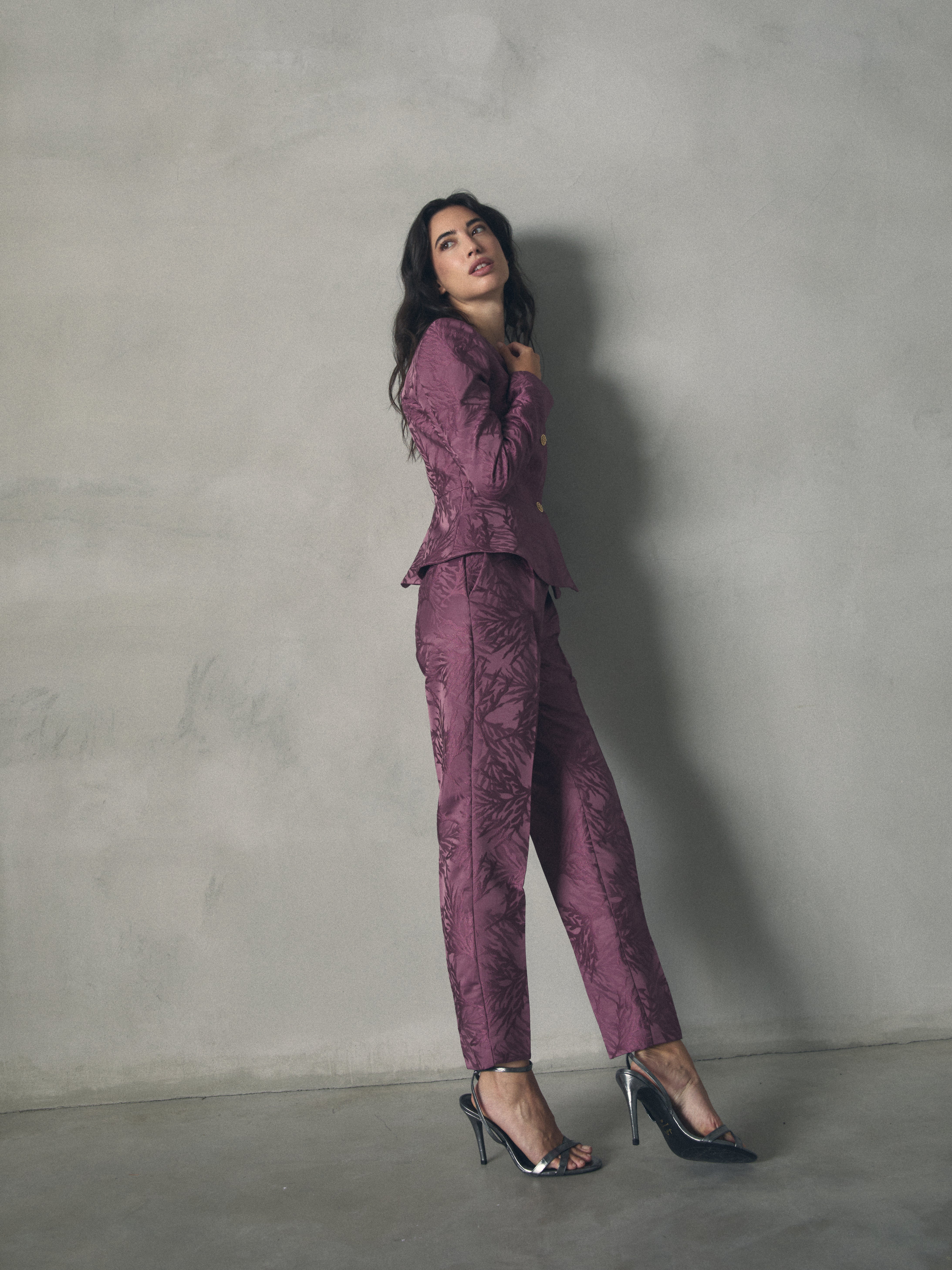 PANTALON RECTO JACQUARD