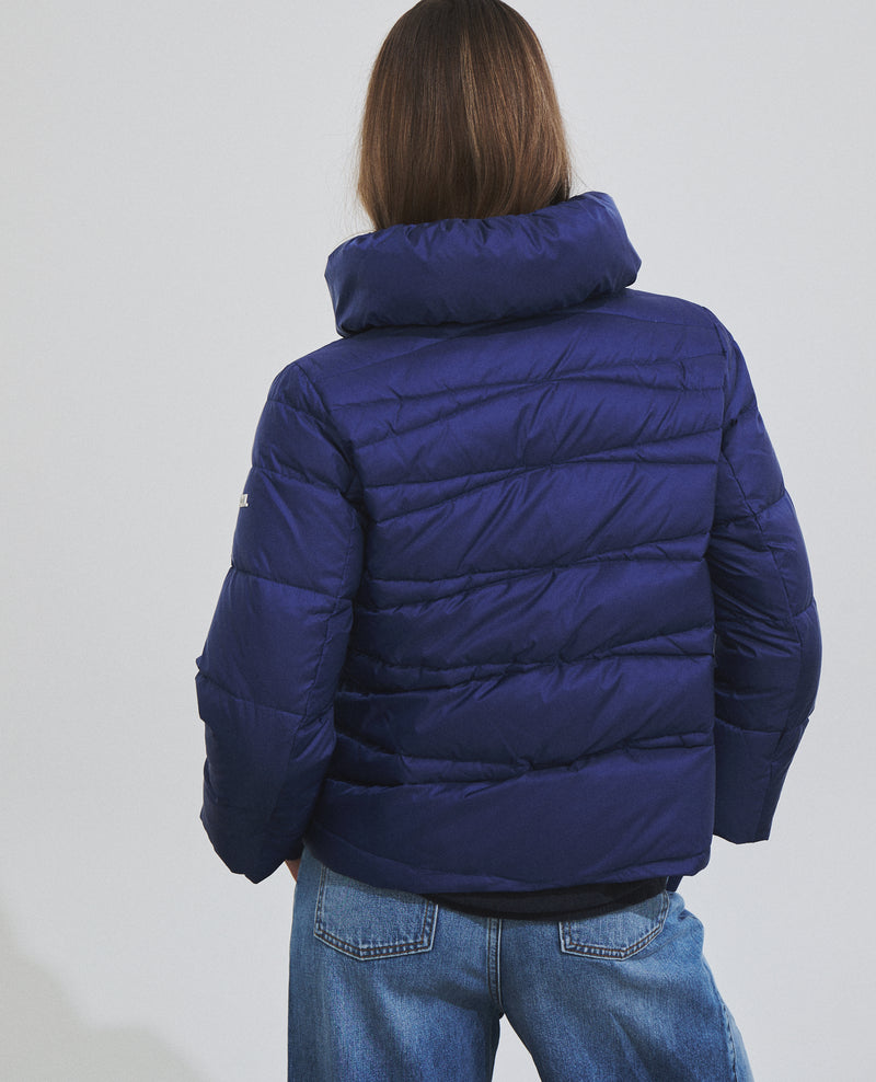 Doudoune pour femme en duvet de canard avec col montant