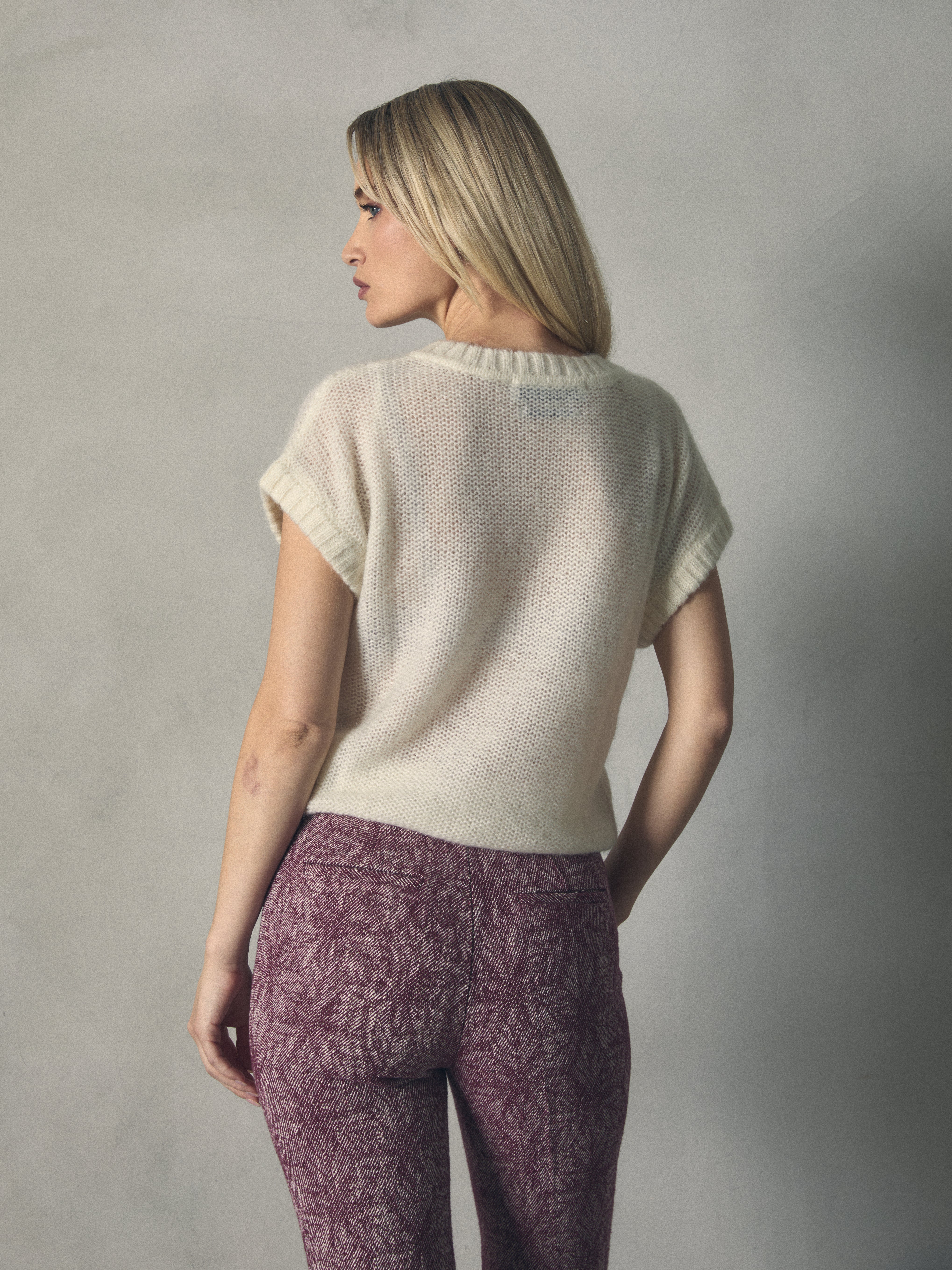 PANTALON JACQUARD ALGODON RUSTICO